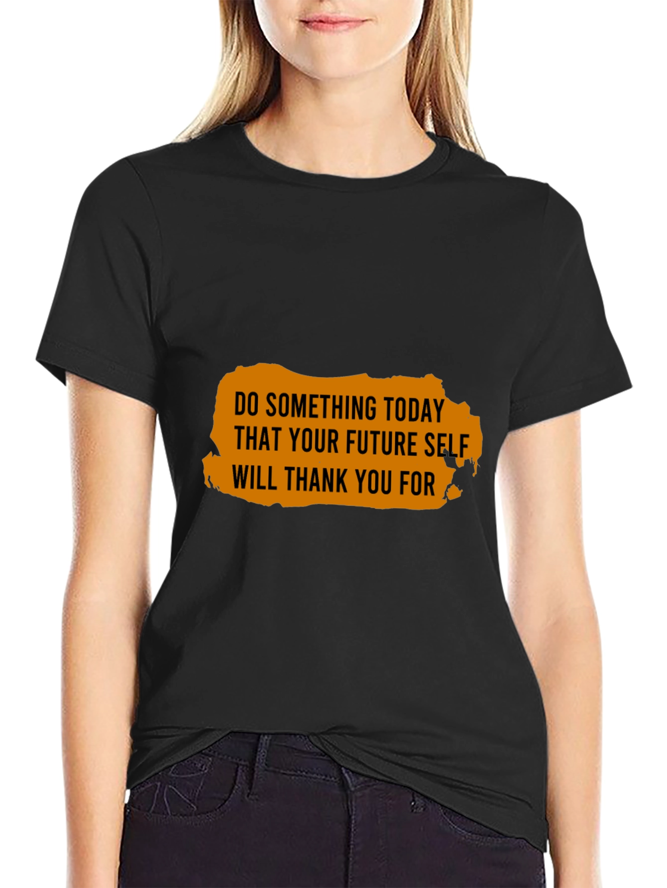 Motivational Graphic Tee - Future Self Gratitude