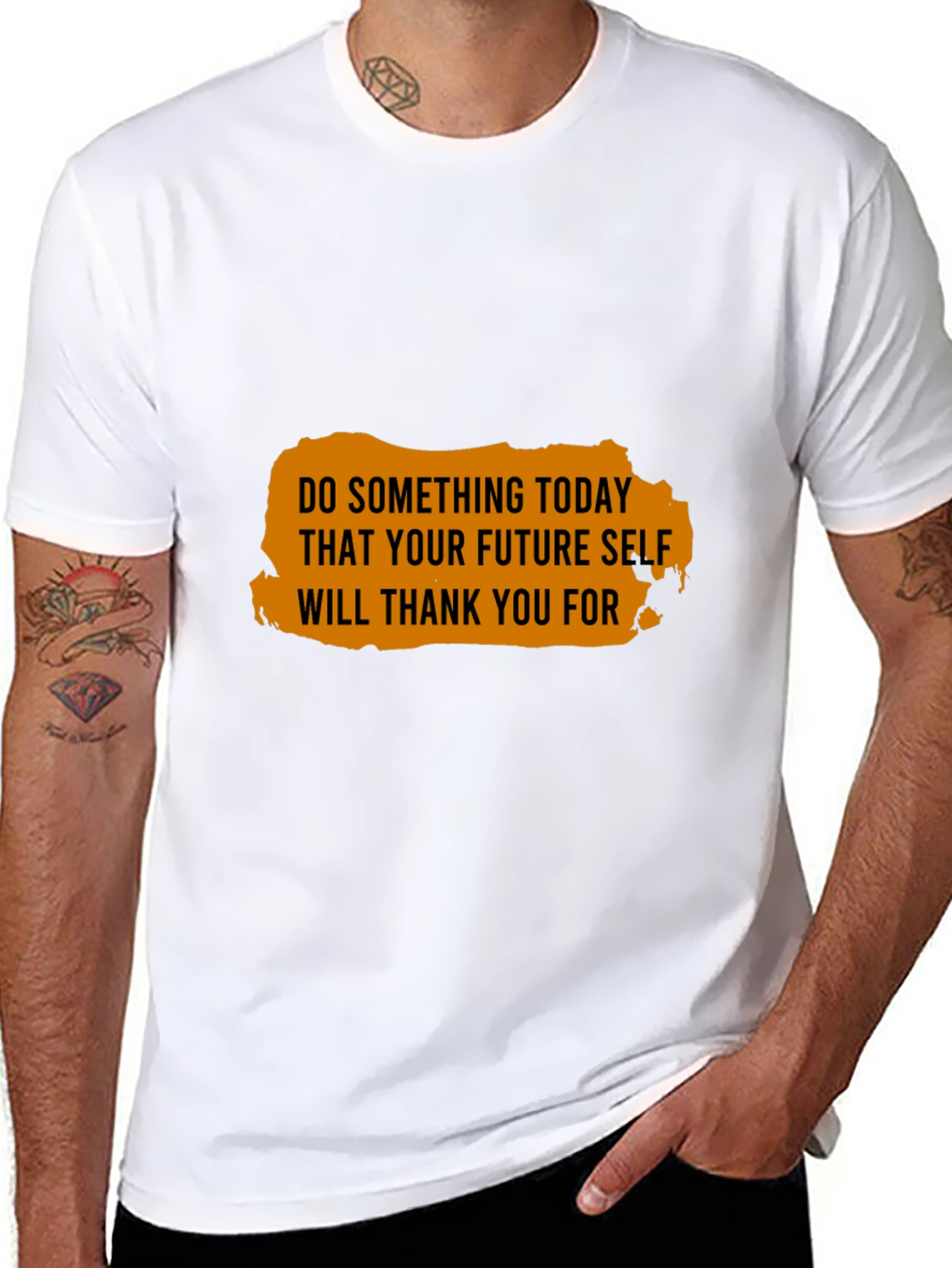 Motivational Graphic Tee - Future Self Gratitude