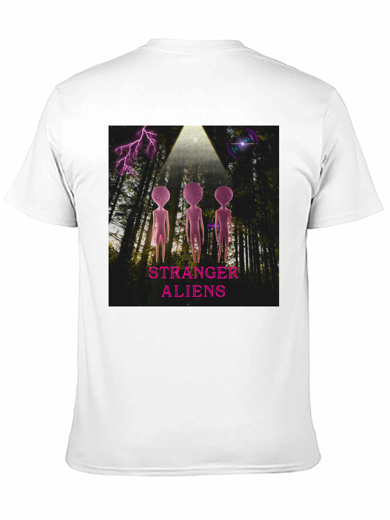 Stranger Aliens Graphic T-Shirt - Black Cotton Tee