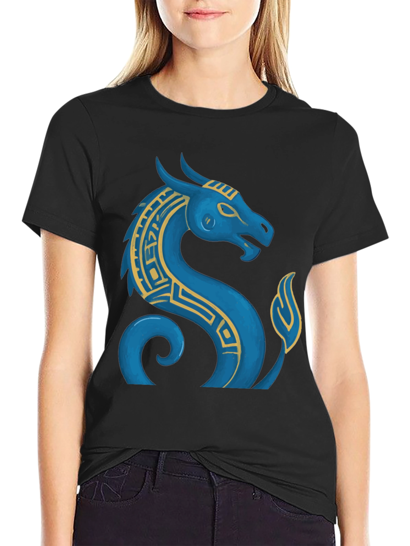 Dragon Graphic Black T-Shirt