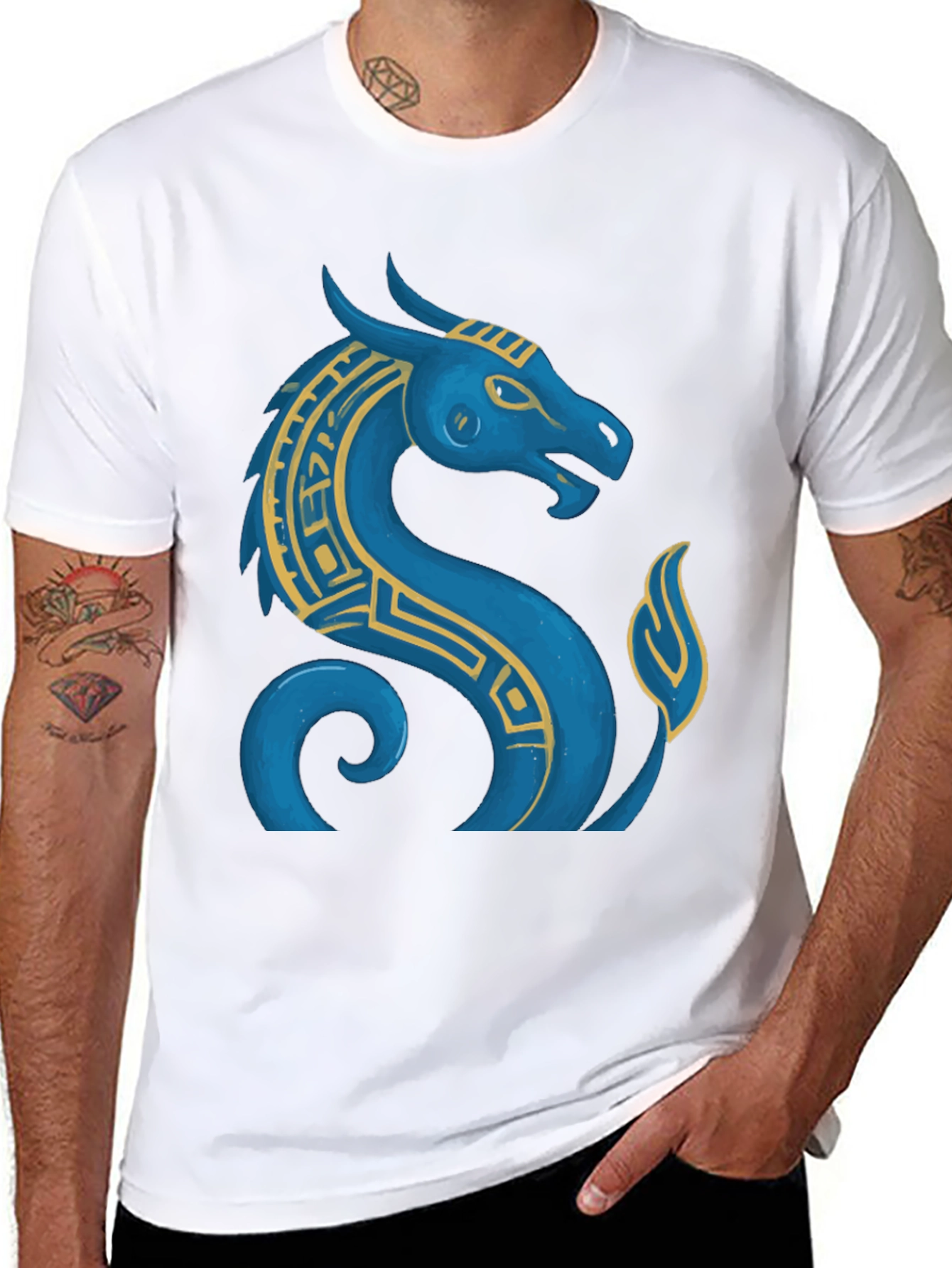 Dragon Graphic Black T-Shirt