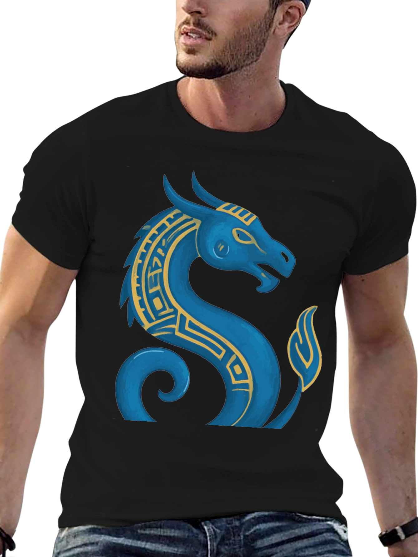 Dragon Graphic Black T-Shirt