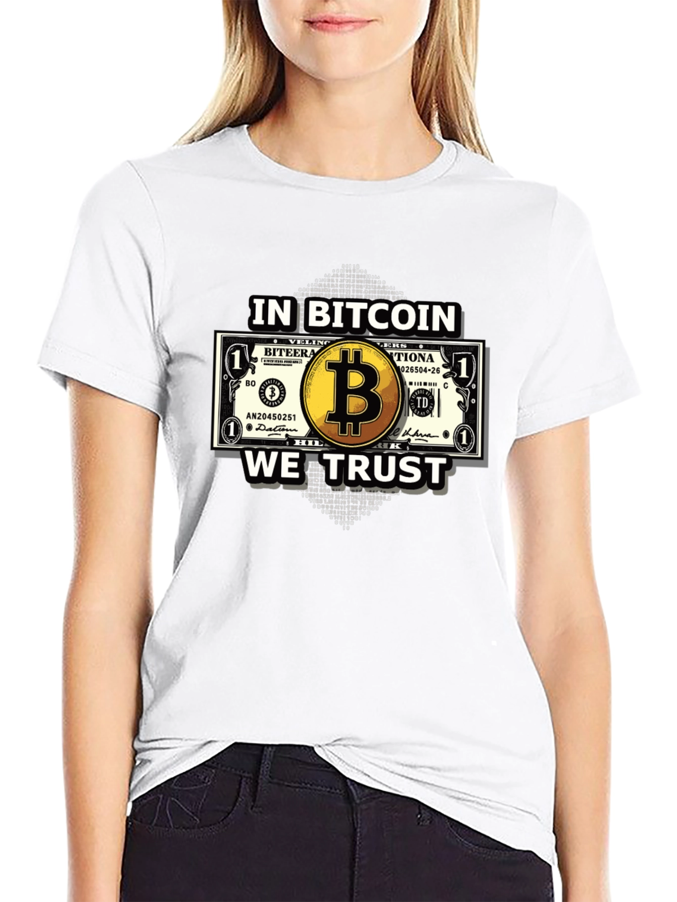Bitcoin Trust Black T-Shirt - Crypto Currency Tee