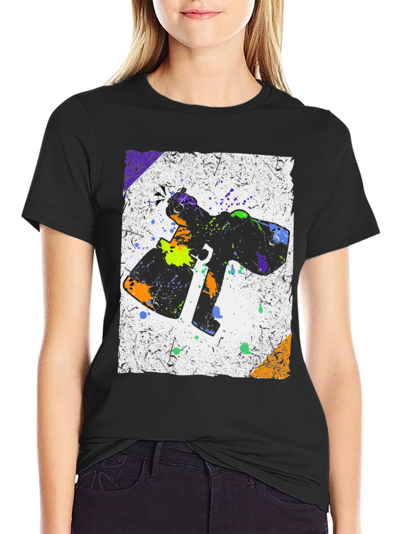 Abstract Spray Paint T-Shirt