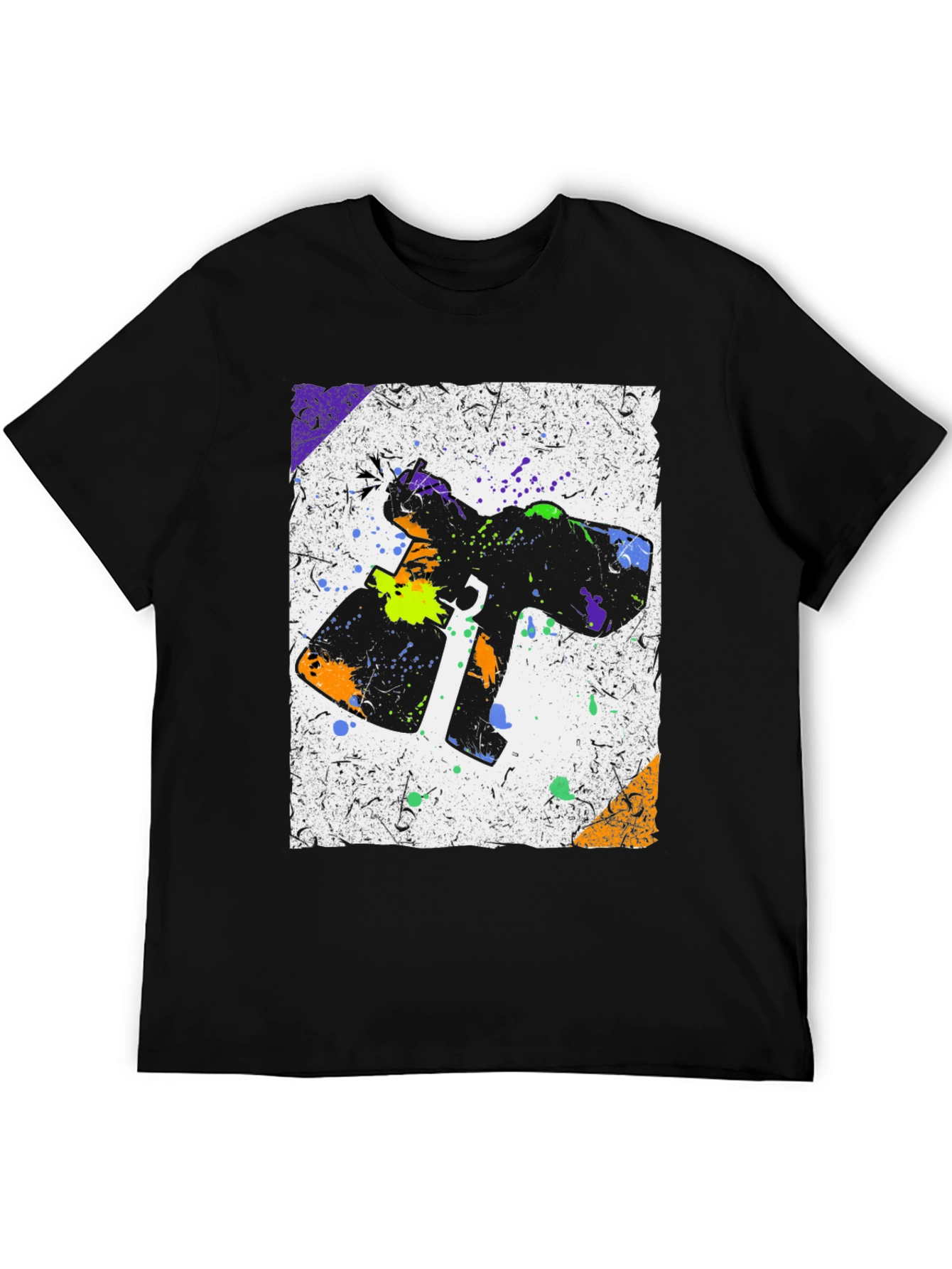 Abstract Spray Paint T-Shirt