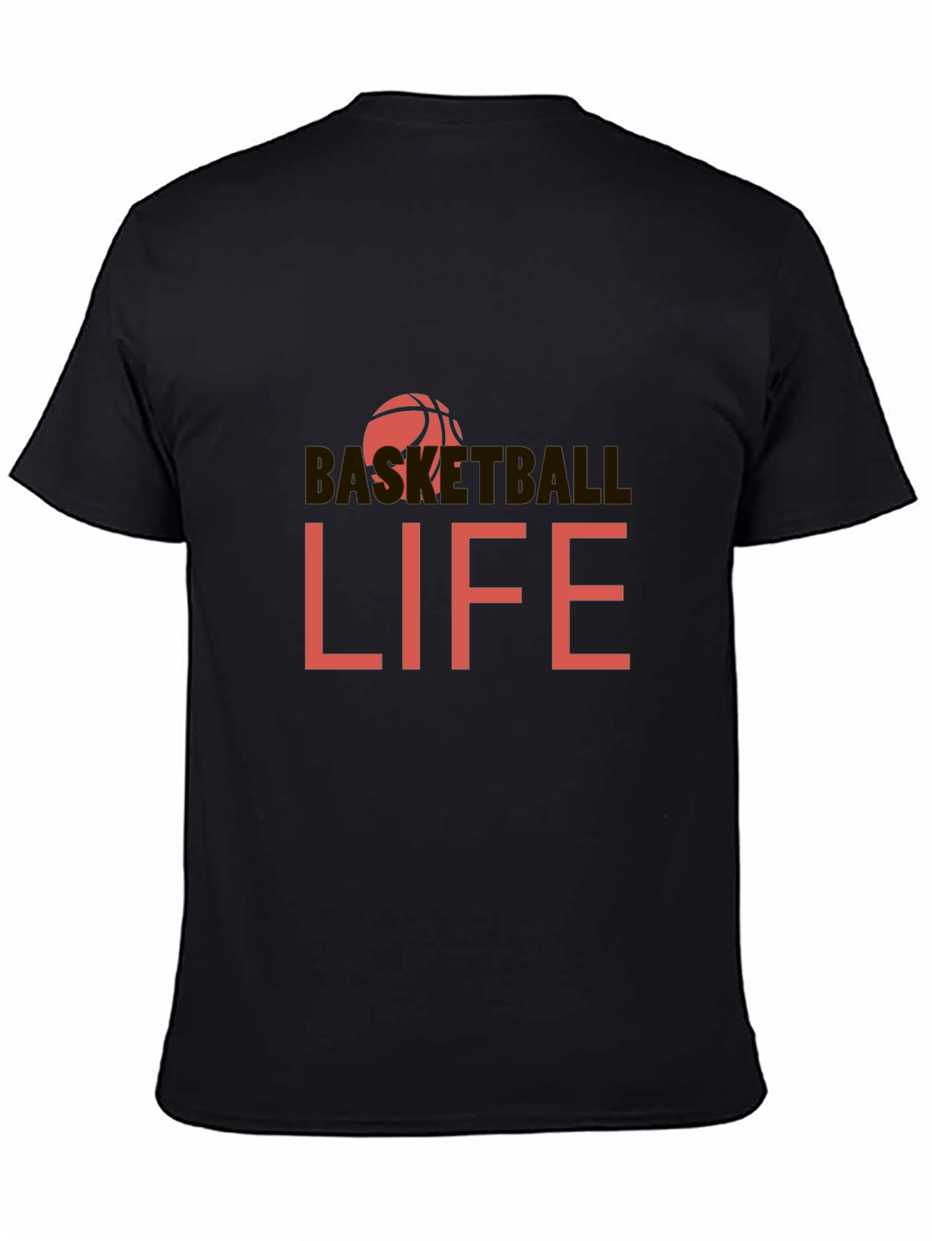 Basketball Life Black Graphic Tee