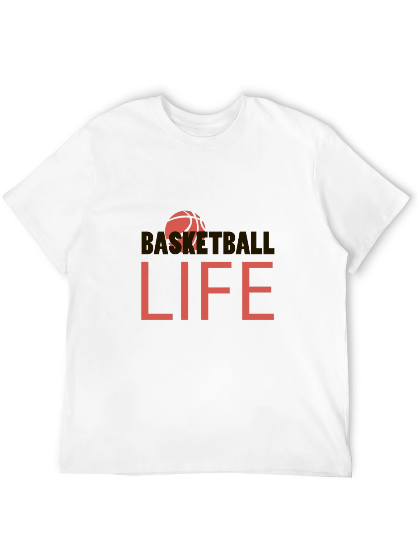 Basketball Life Black Graphic Tee