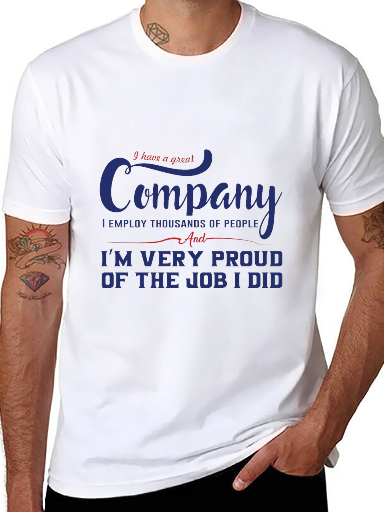 Proud Company Employee Graphic Tee