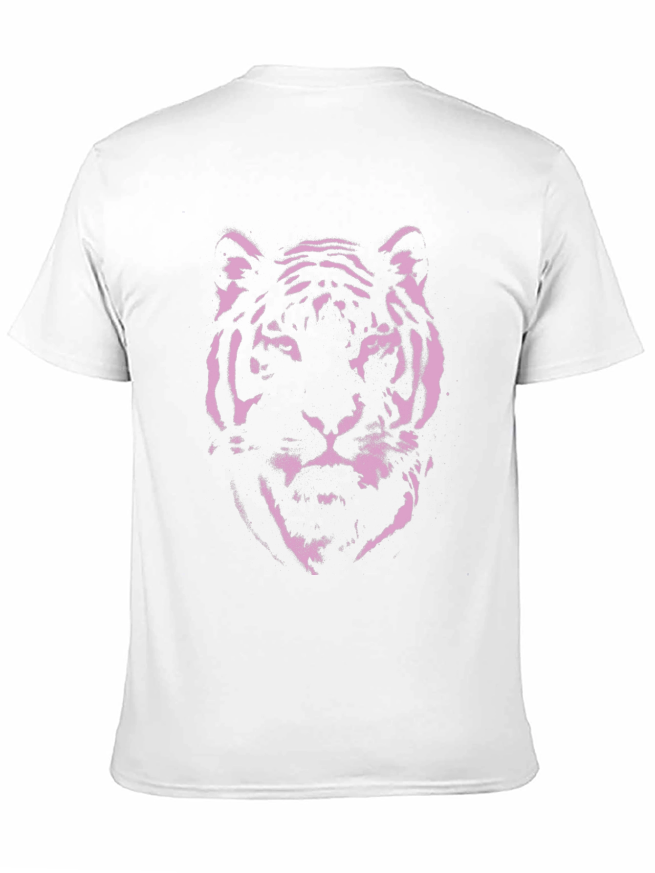 Pink Tiger Graphic Black T-Shirt