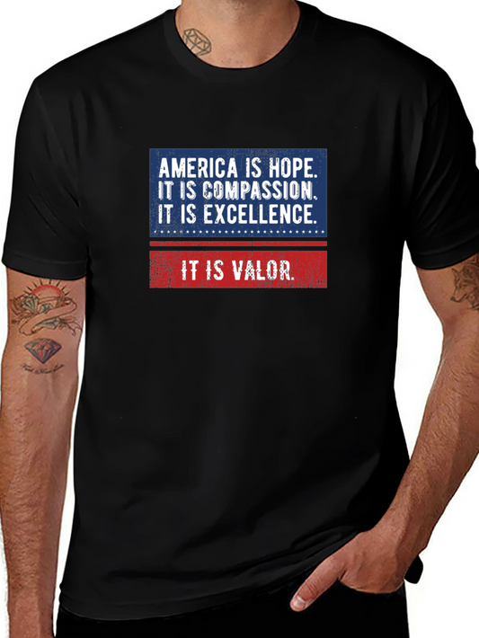 America: Hope Compassion Valor T-Shirt