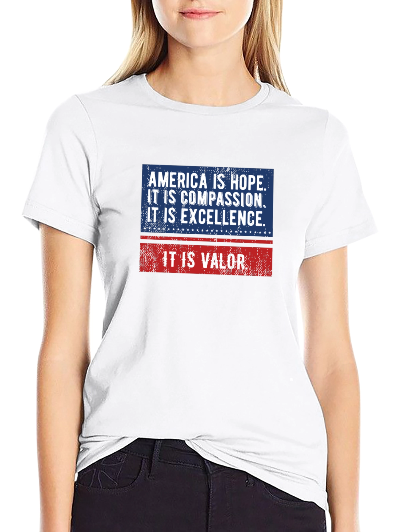 America: Hope Compassion Valor T-Shirt