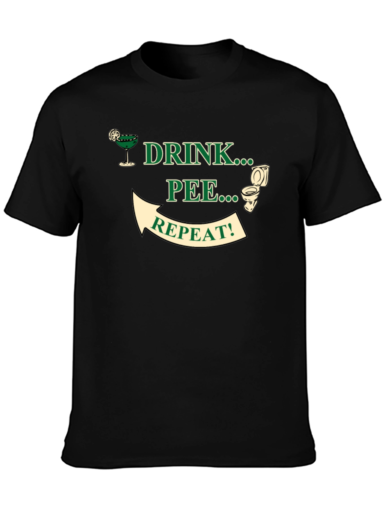 Drink Pee Repeat Graphic Tee