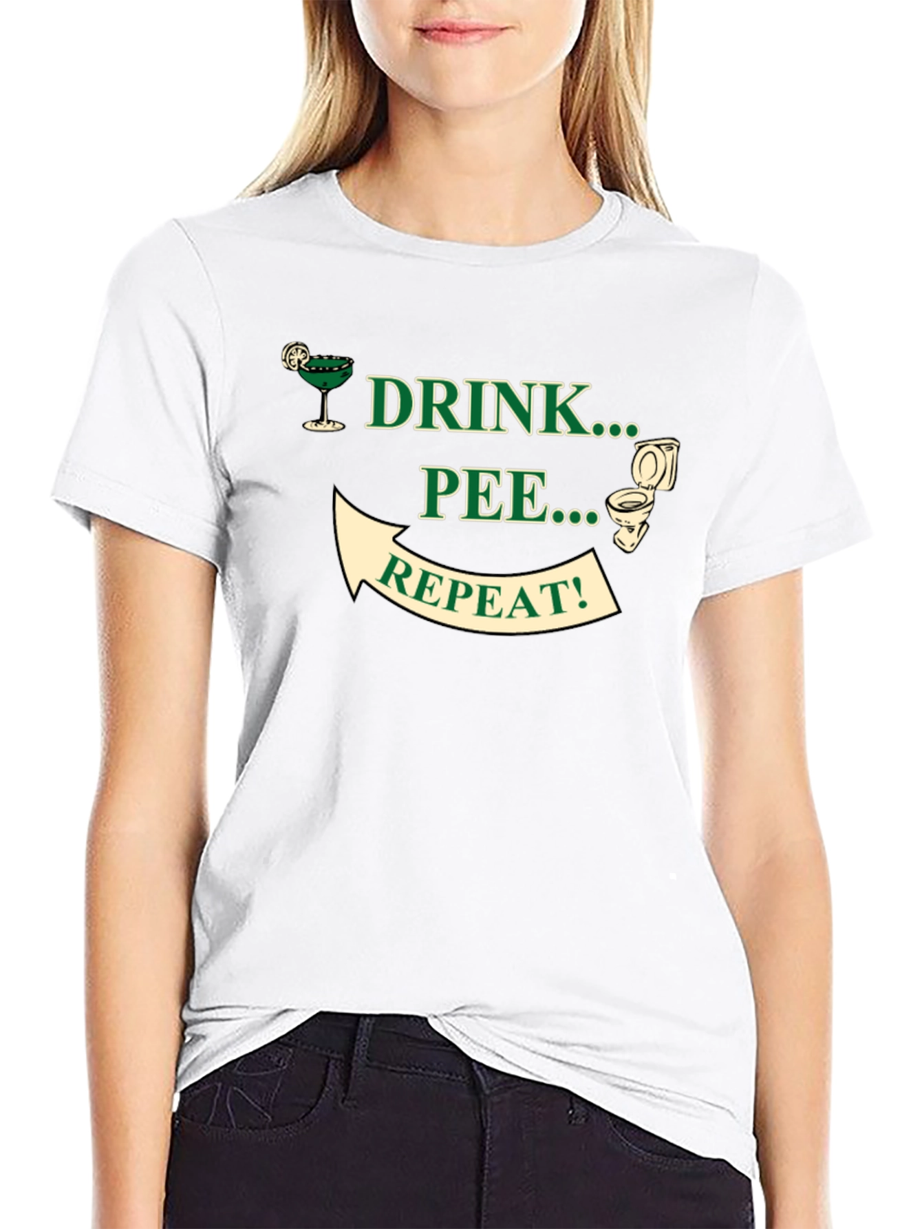 Drink Pee Repeat Graphic Tee
