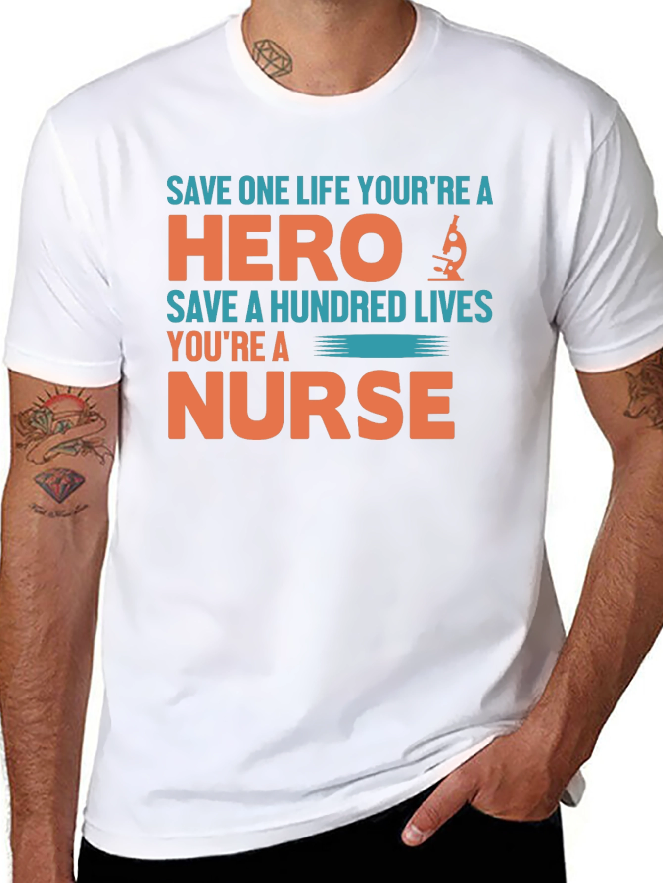 Nurse Hero T-Shirt - Save Lives