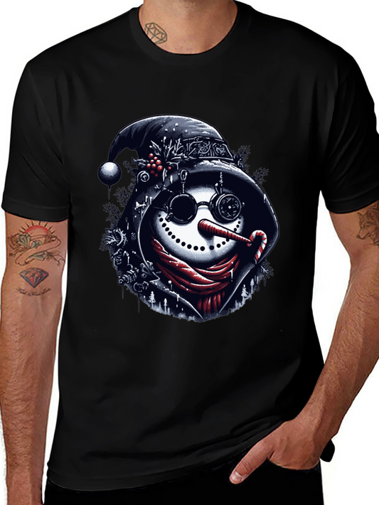 Steampunk Snowman Graphic Tee