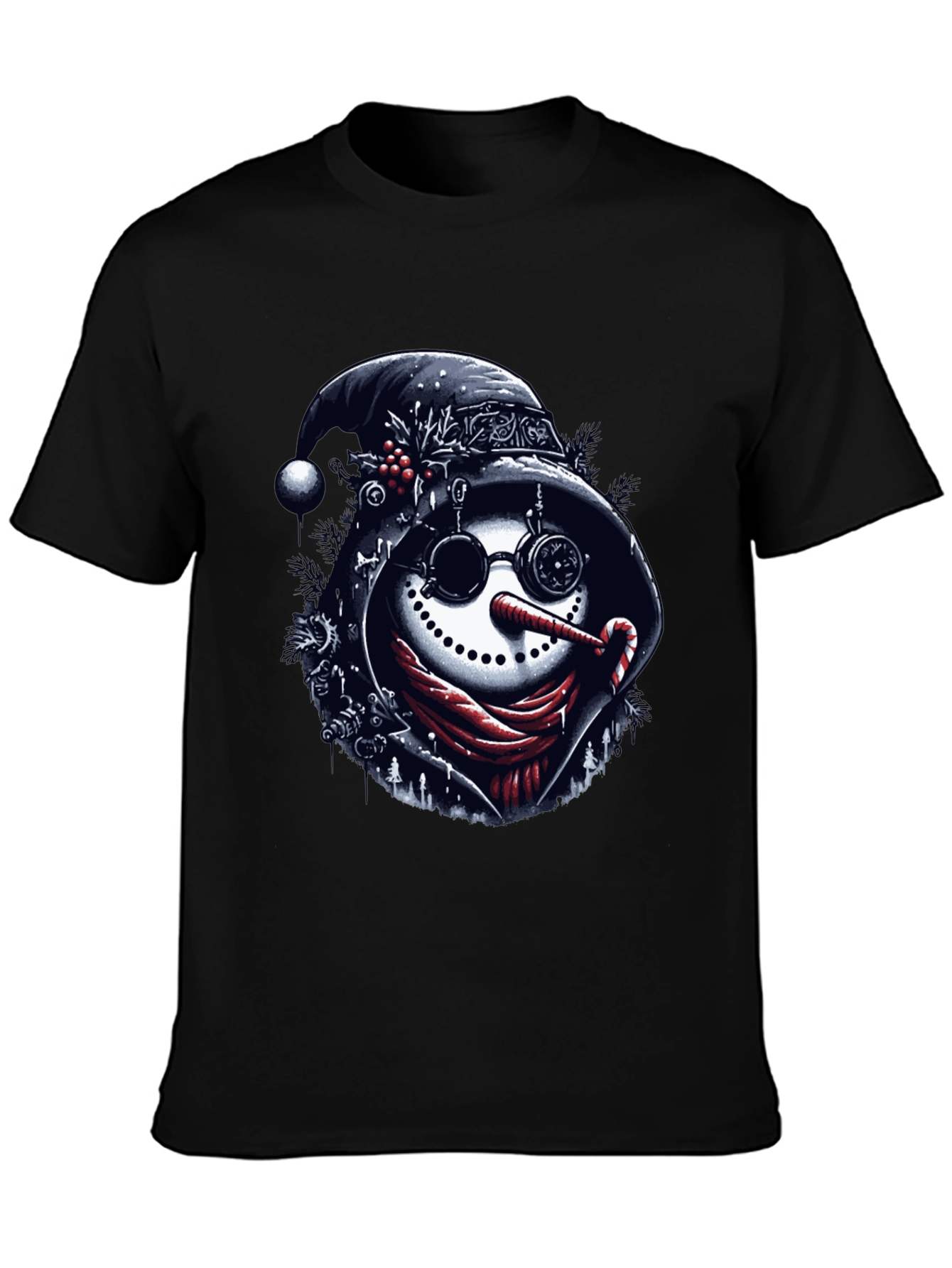 Steampunk Snowman Graphic Tee