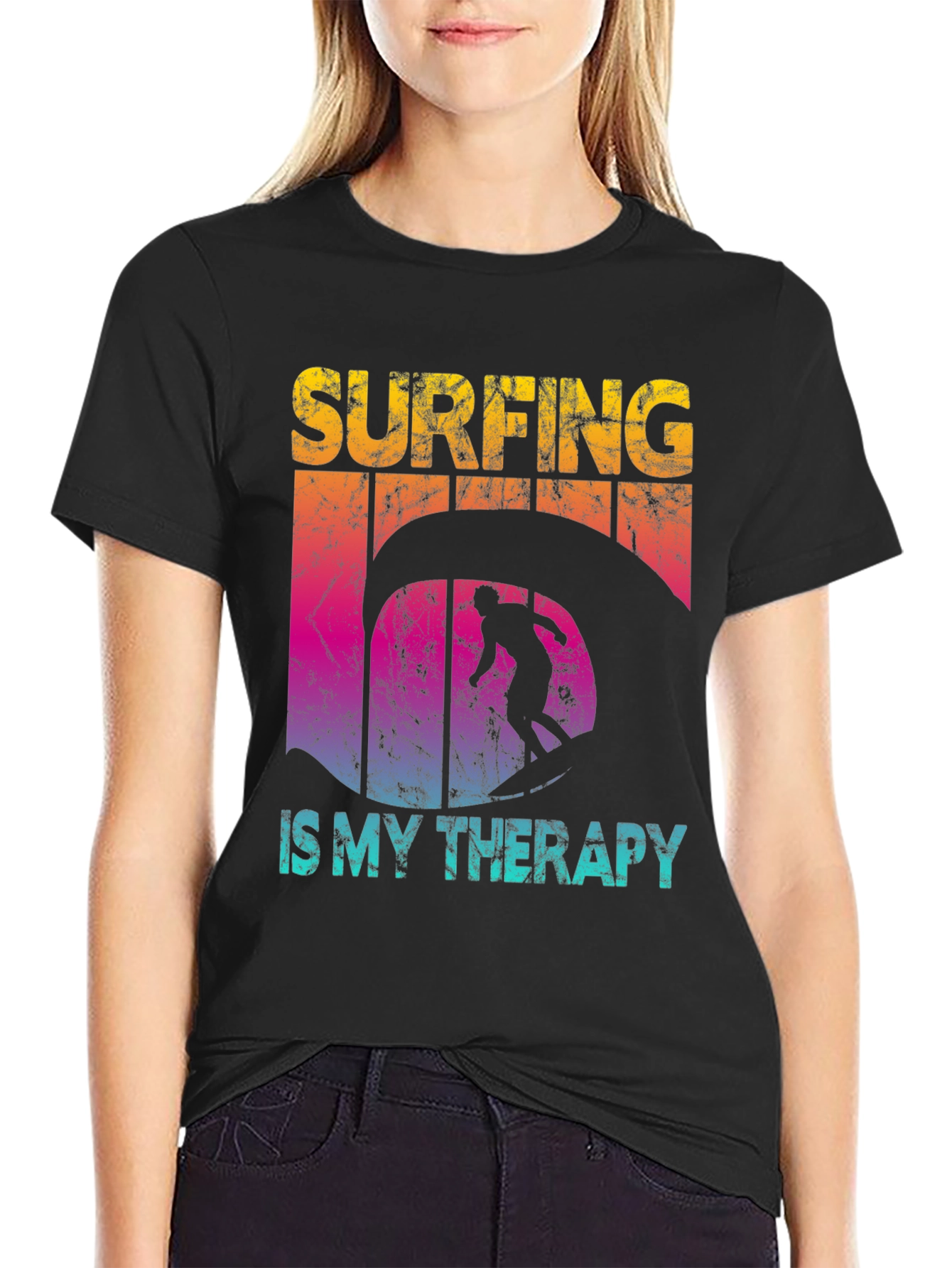Surfing Therapy Graphic Tee