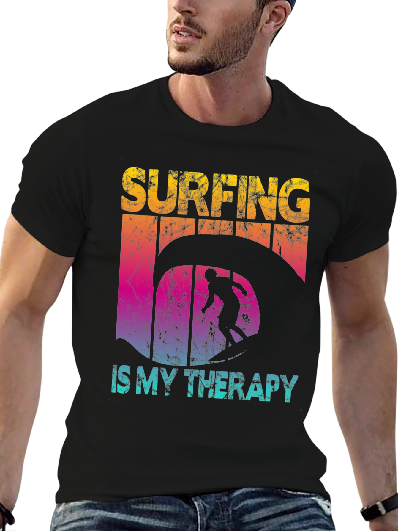 Surfing Therapy Graphic Tee
