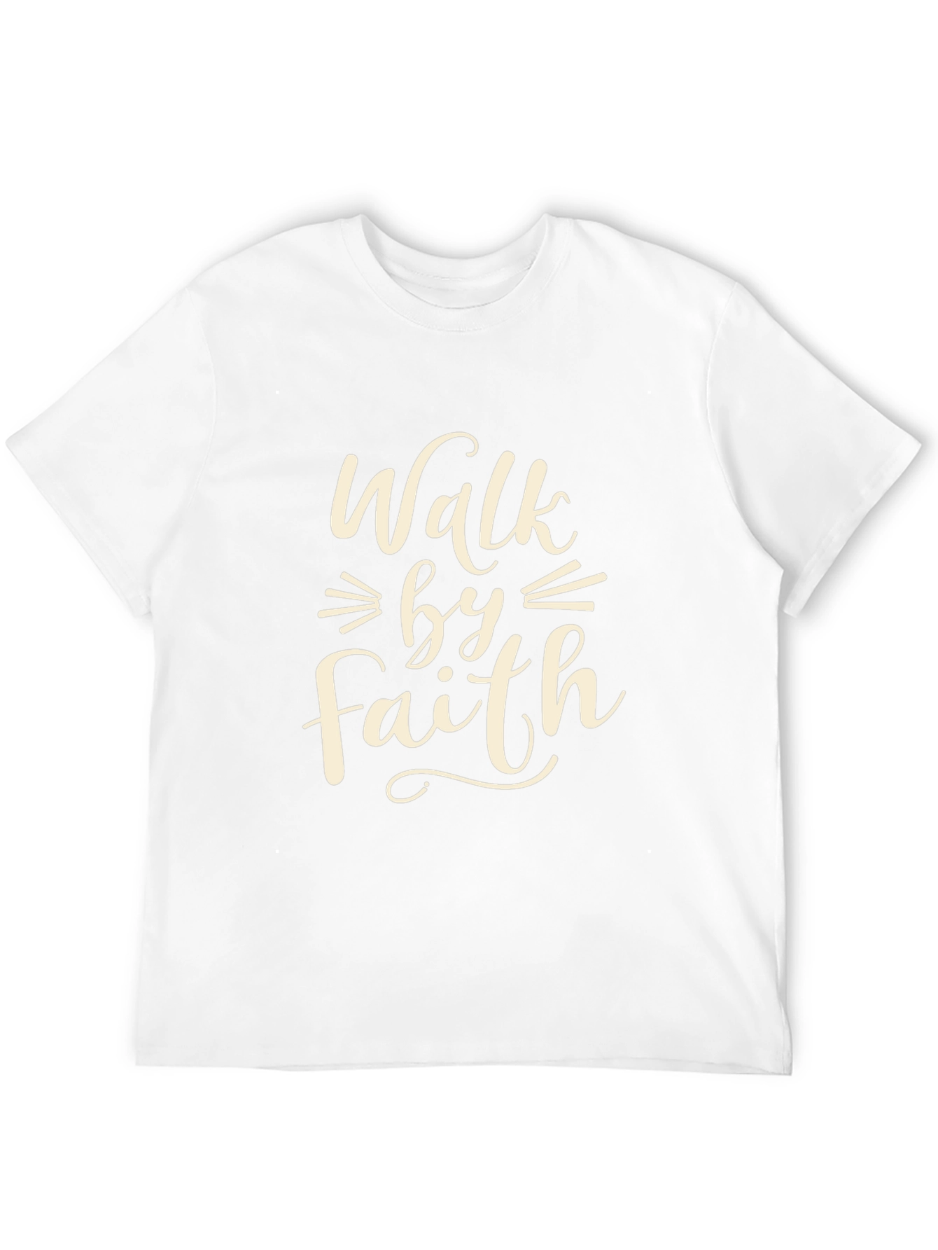 Walk by Faith Graphic Tee - Black