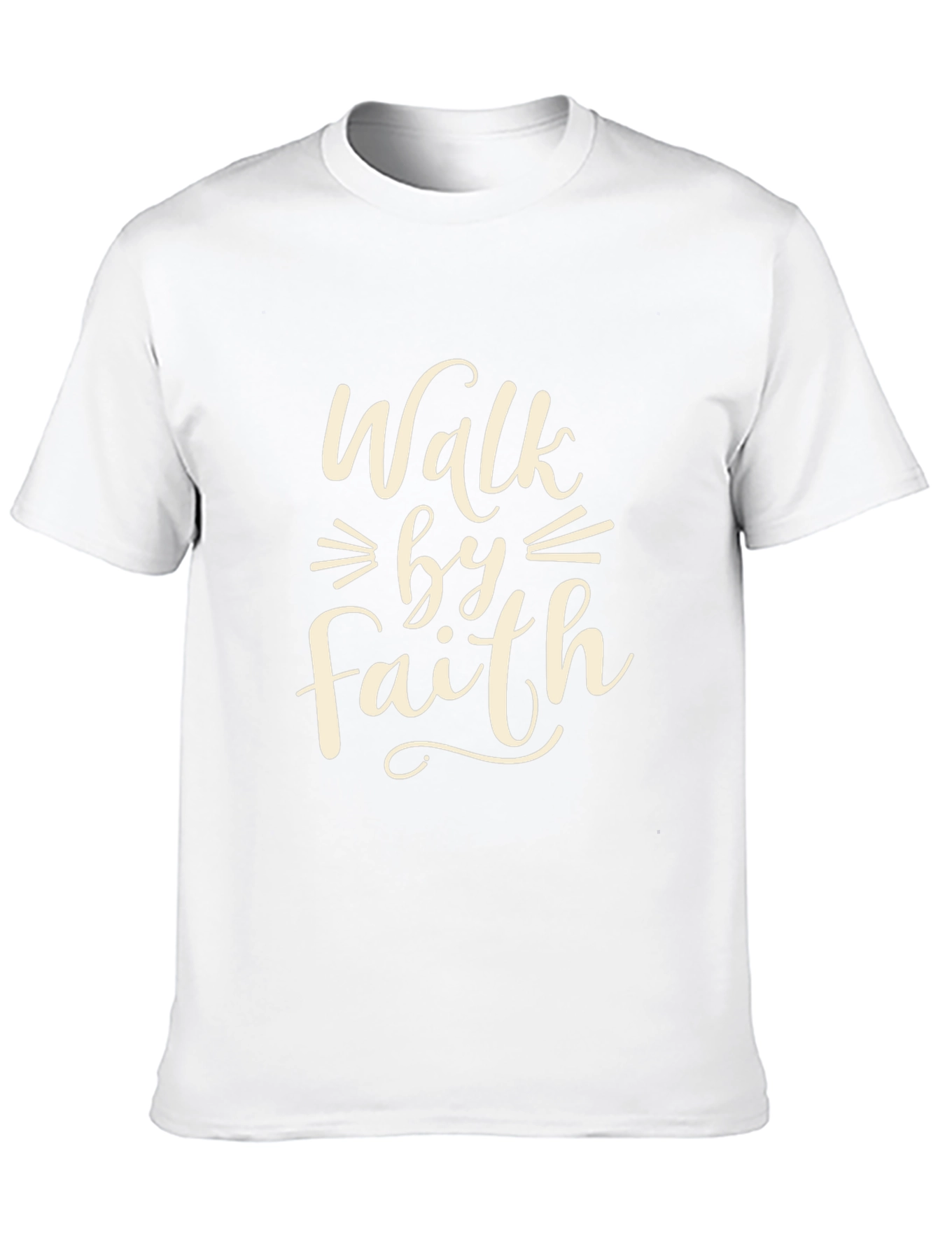 Walk by Faith Graphic Tee - Black