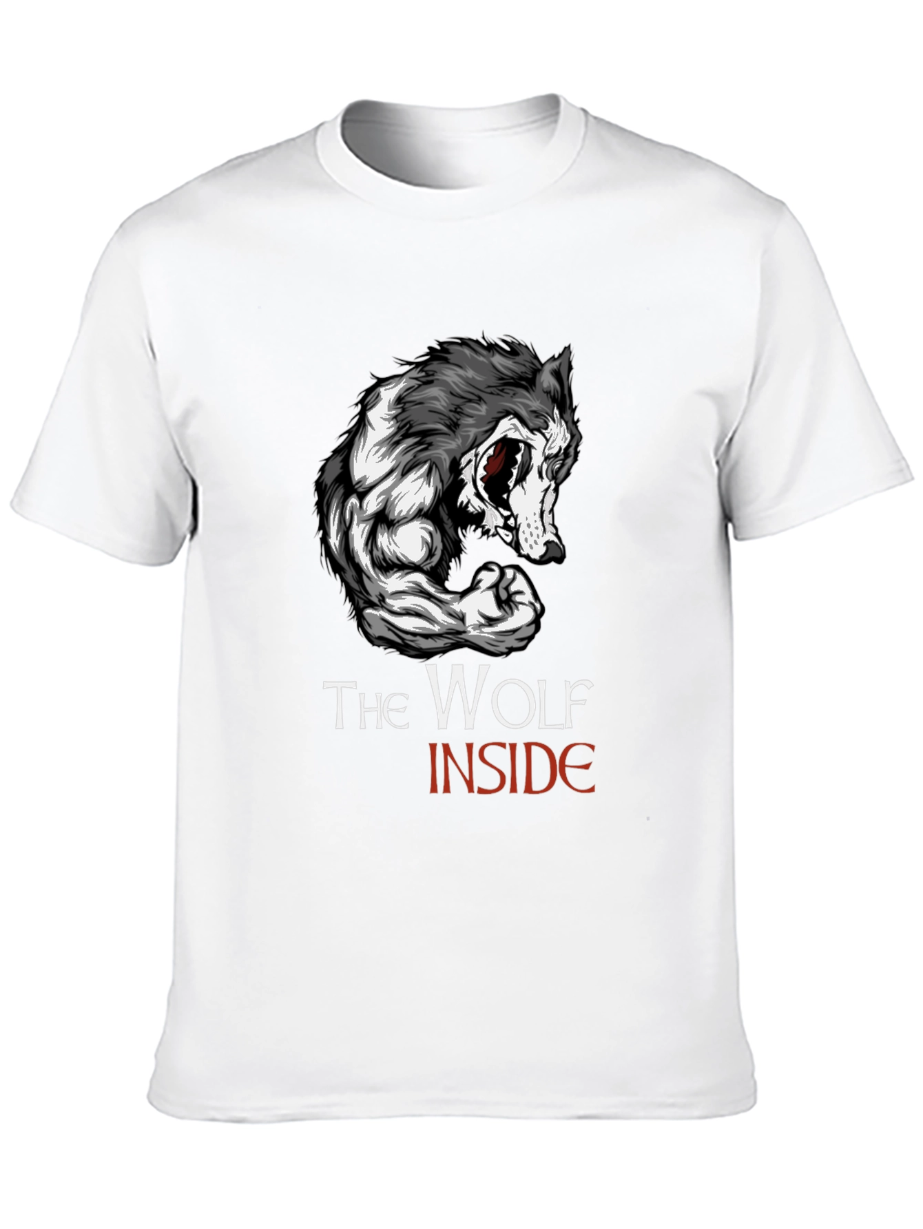 The Wolf Inside Graphic T-Shirt - Black