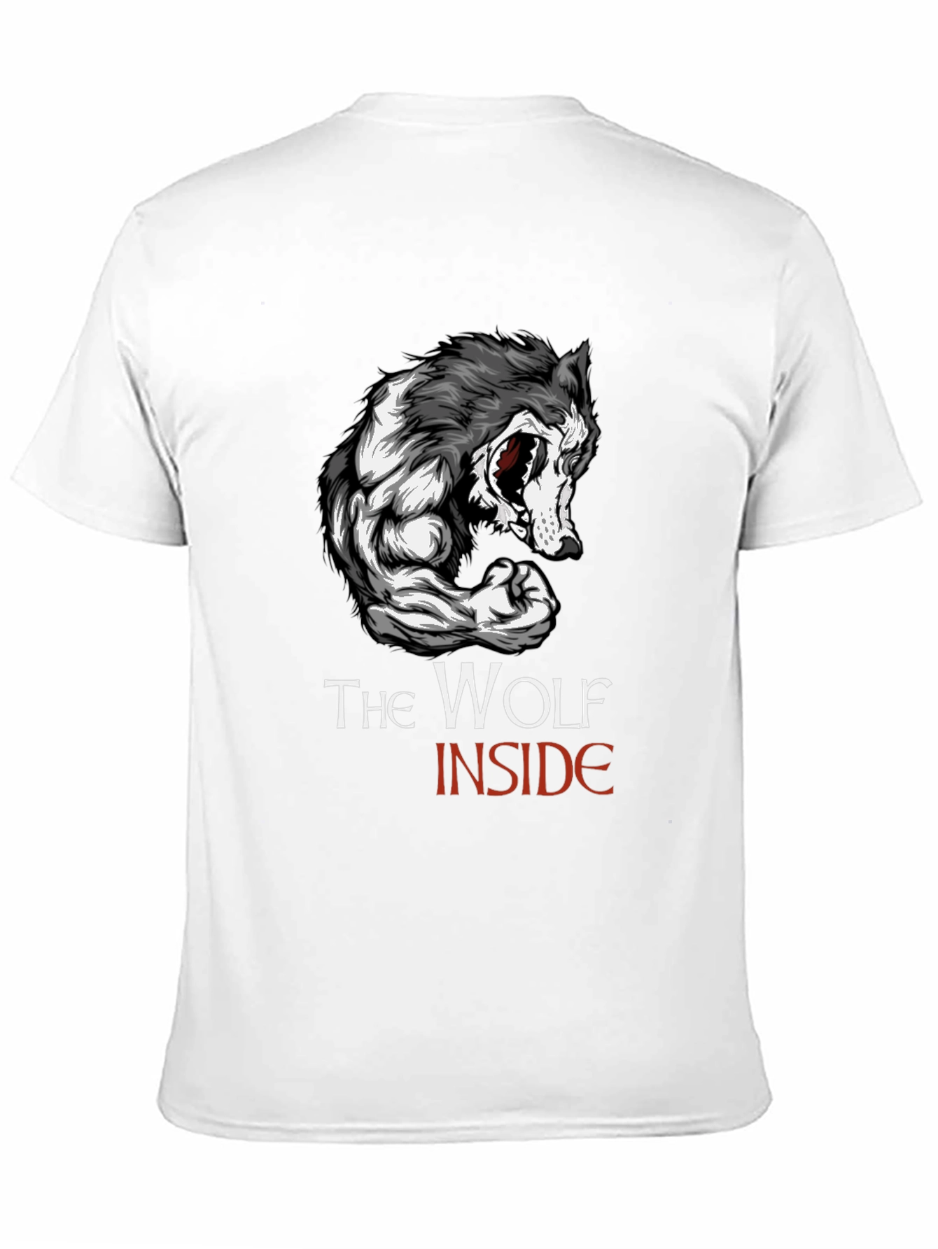The Wolf Inside Graphic T-Shirt - Black