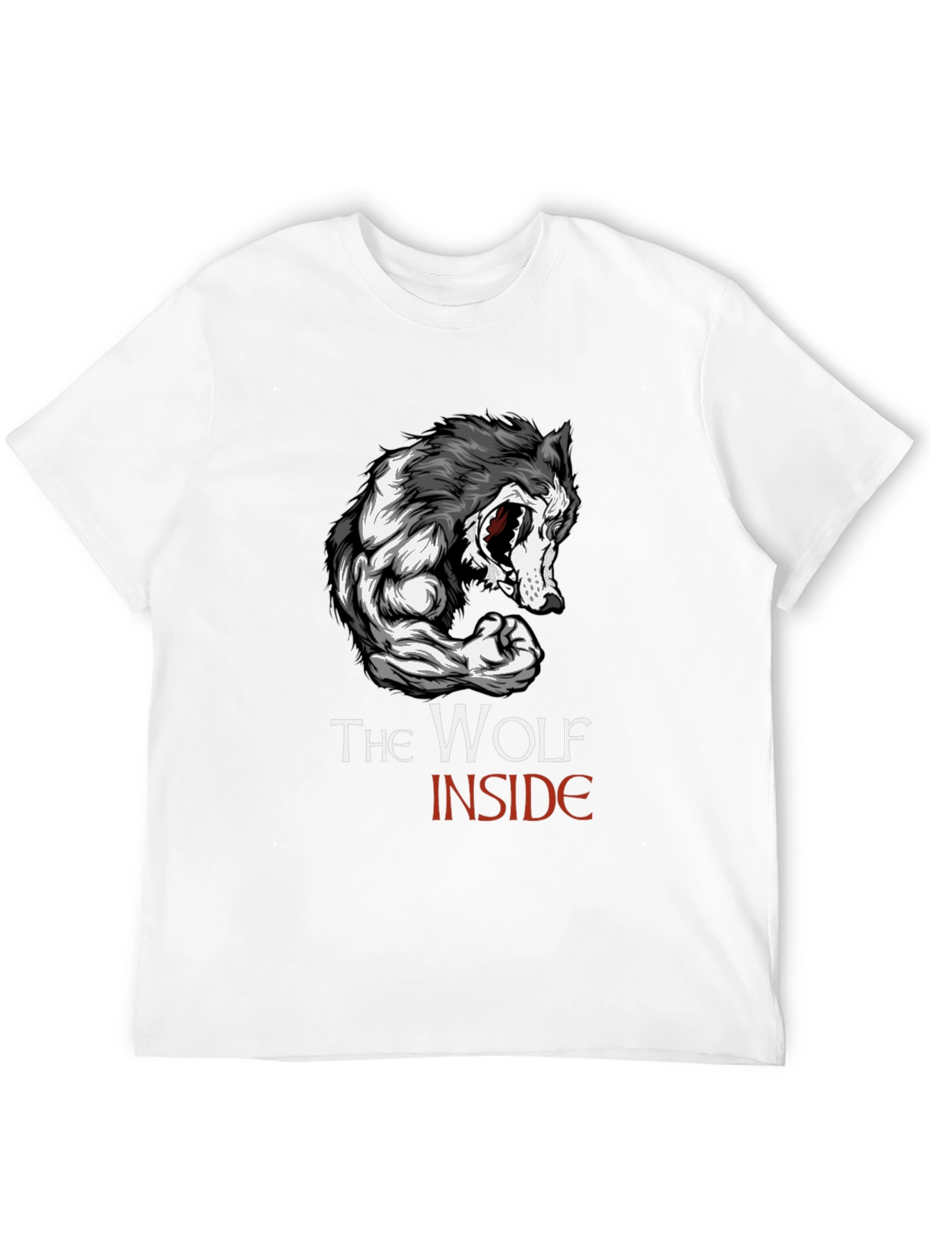 The Wolf Inside Graphic T-Shirt - Black