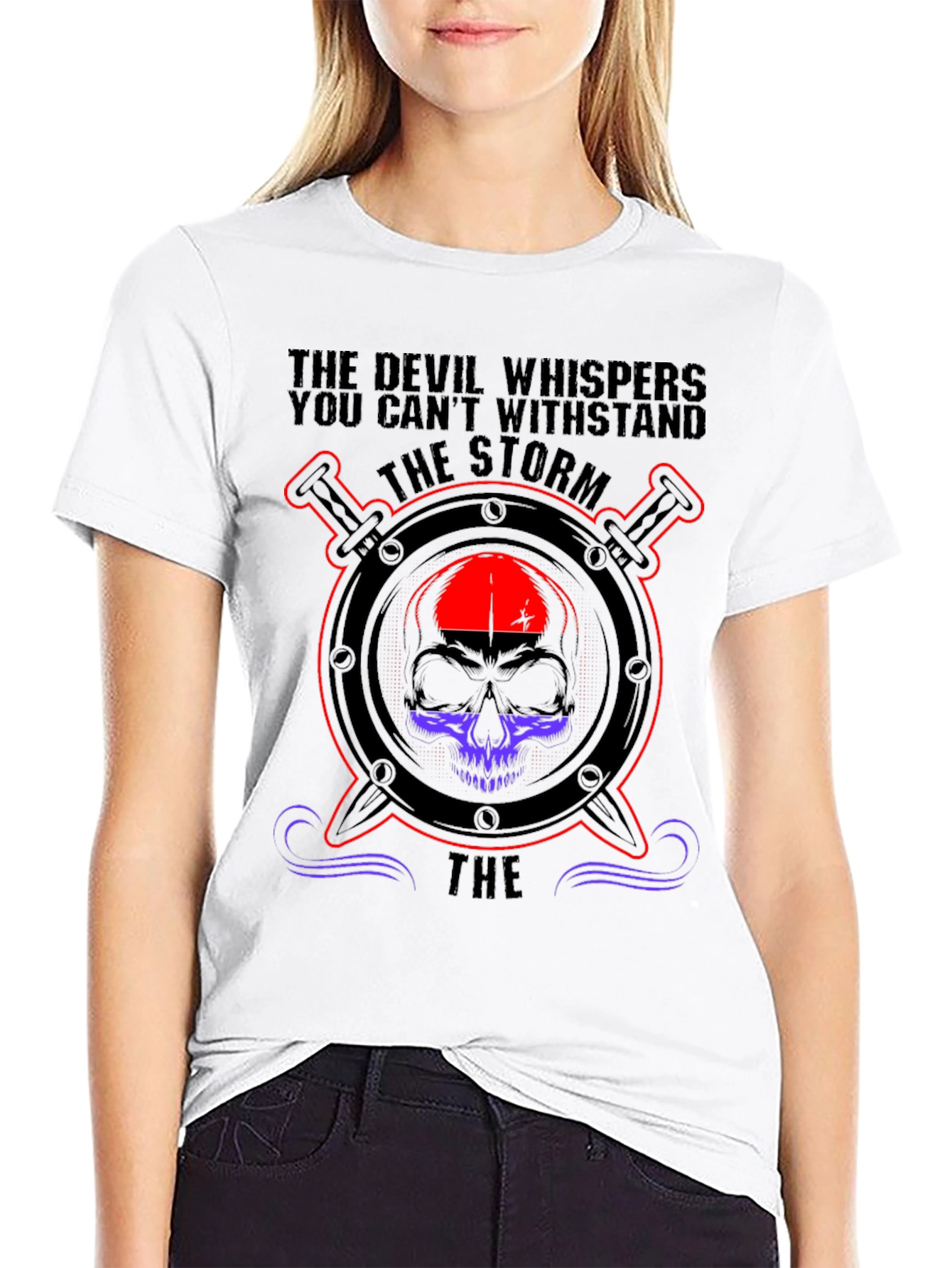 Devil Whispers Storm T-Shirt