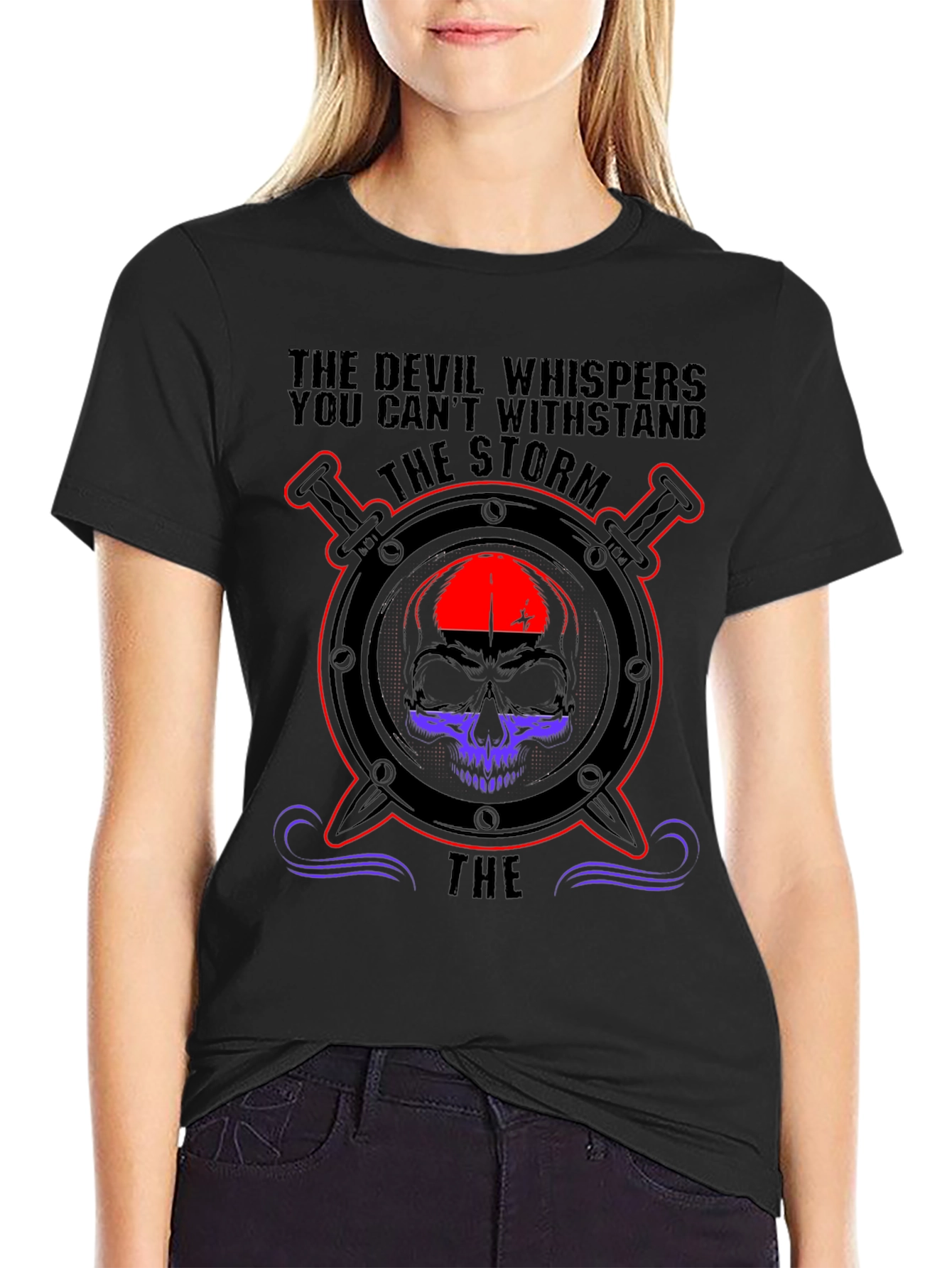 Devil Whispers Storm T-Shirt