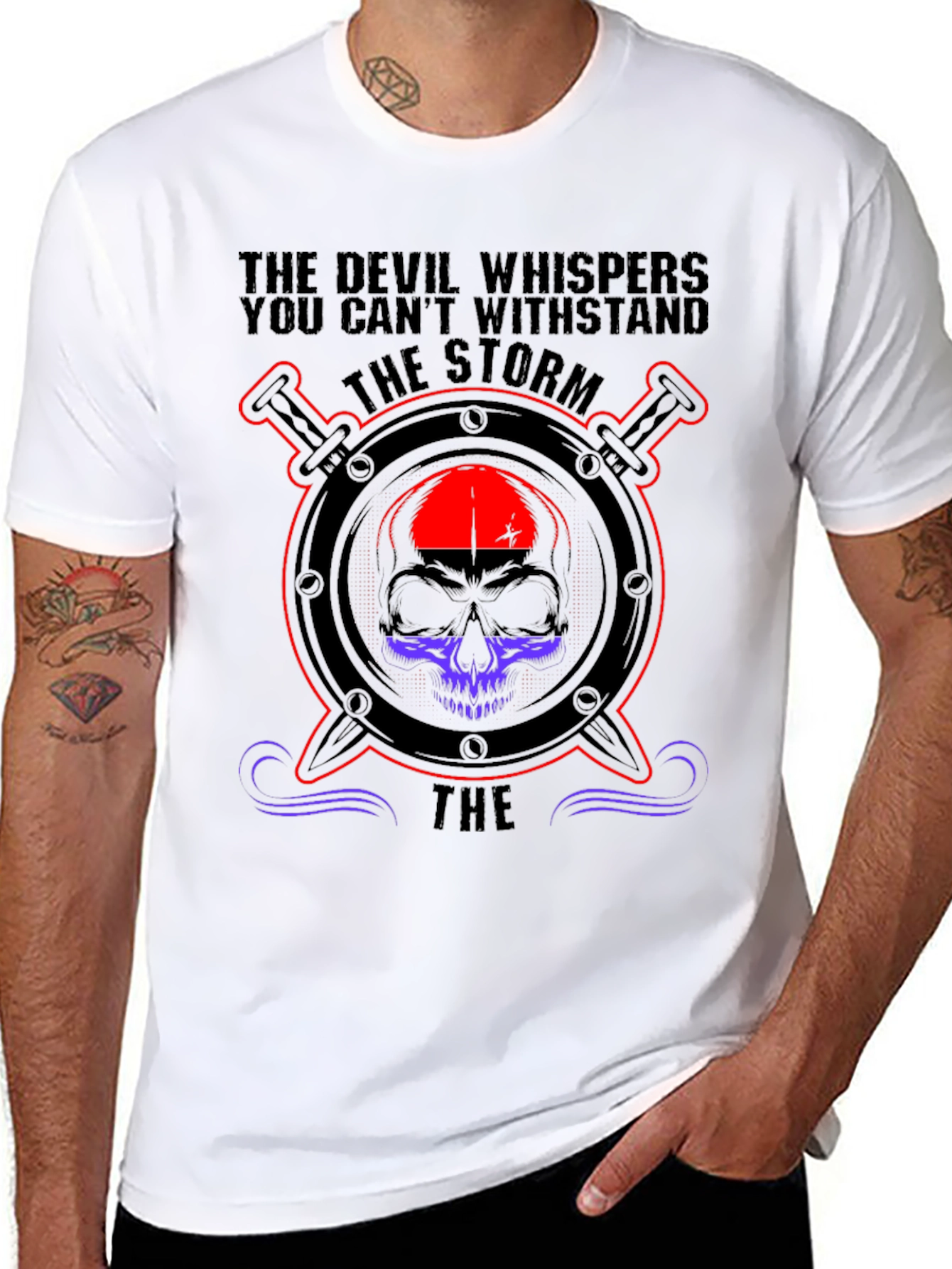 Devil Whispers Storm T-Shirt