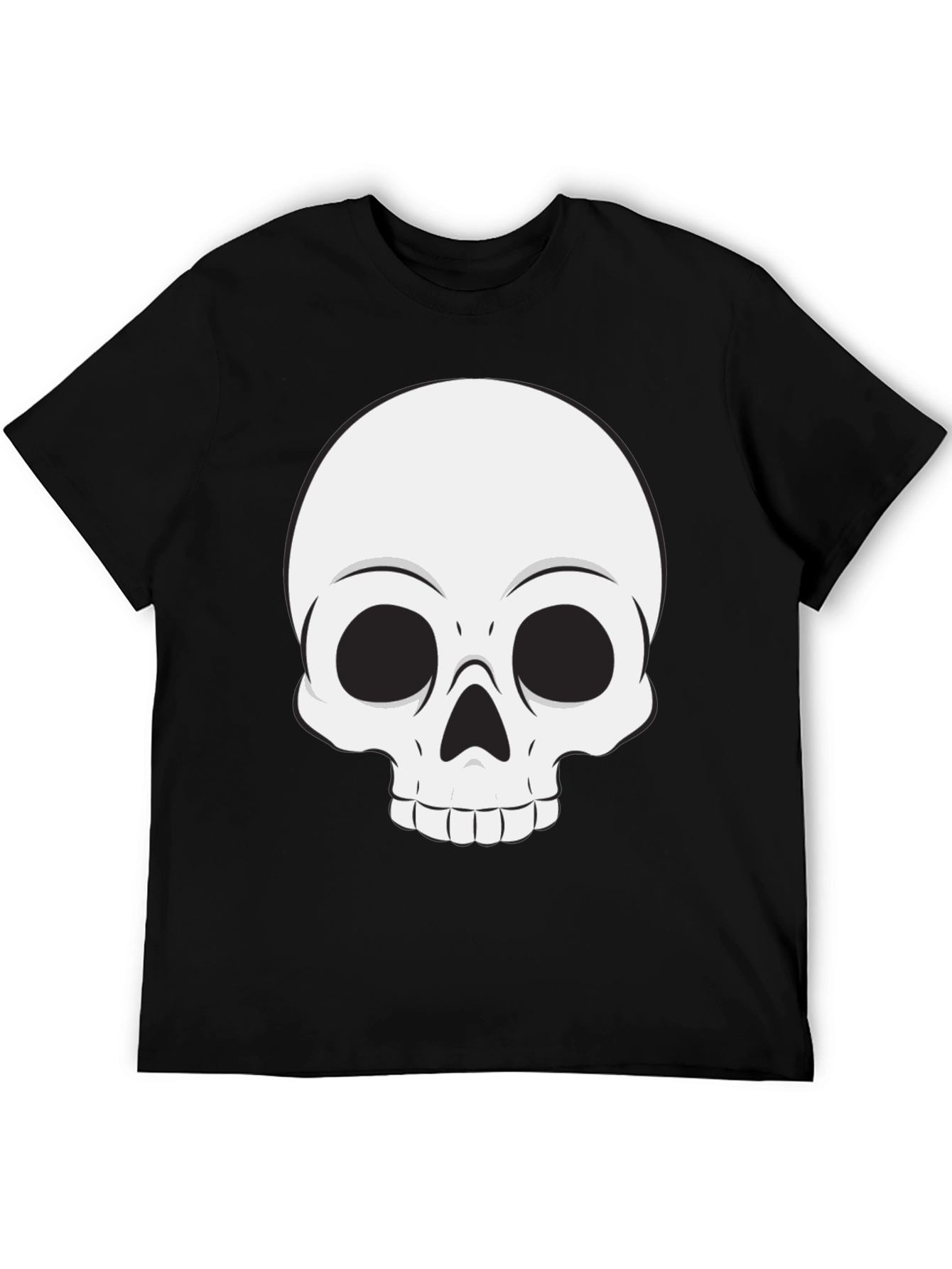 Skull Graphic Tee - Mens Black T-Shirt