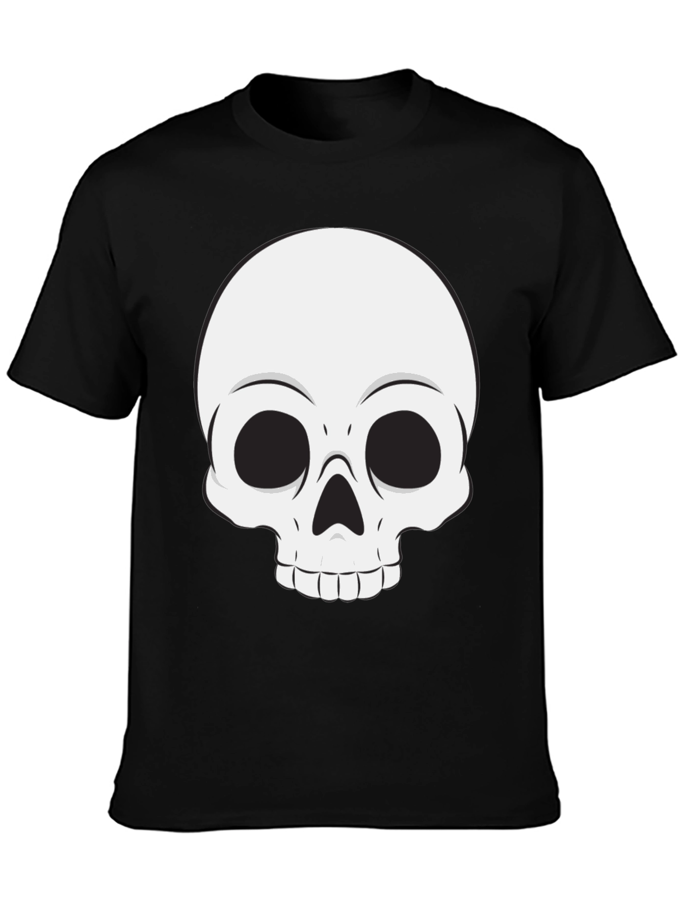 Skull Graphic Tee - Mens Black T-Shirt