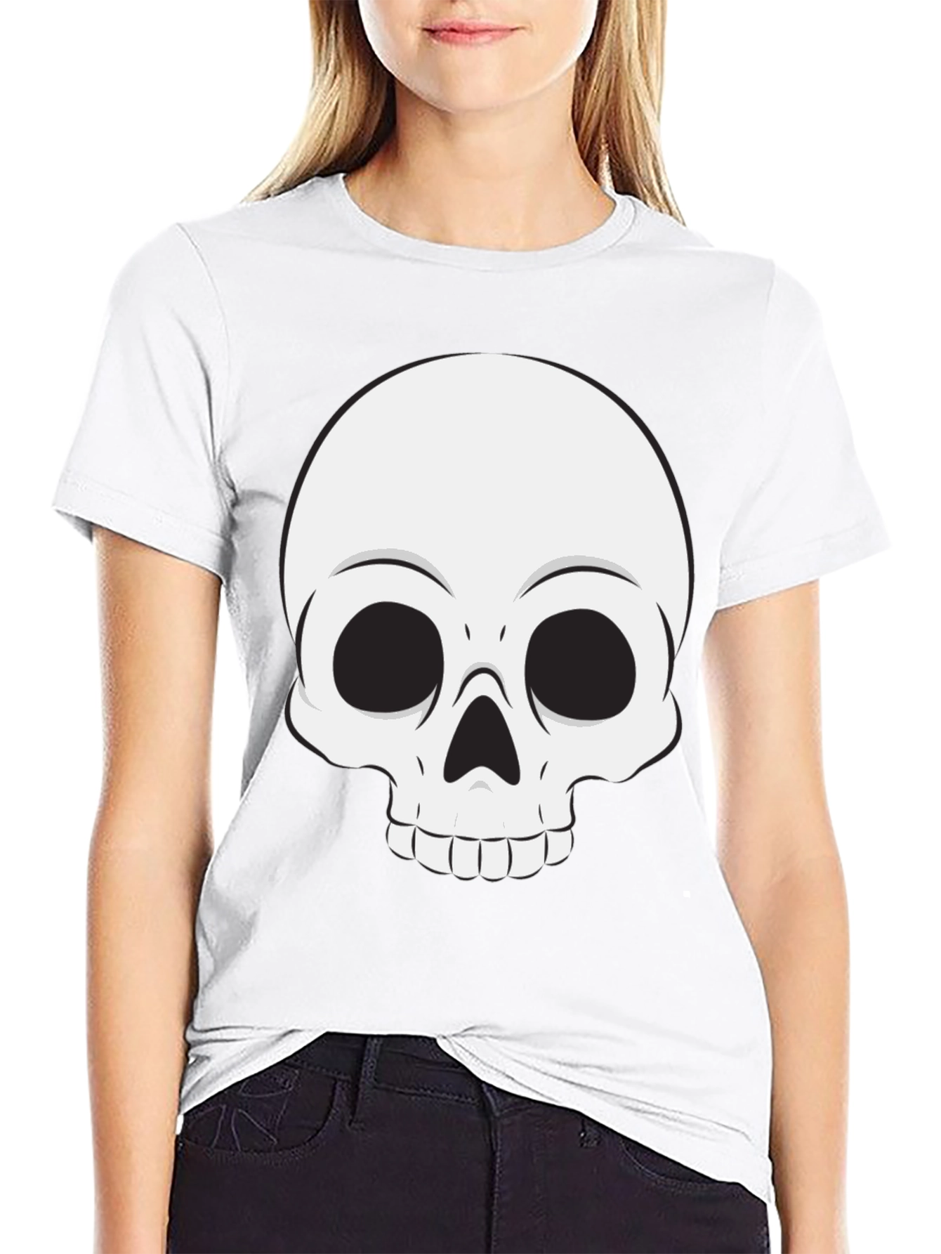Skull Graphic Tee - Mens Black T-Shirt