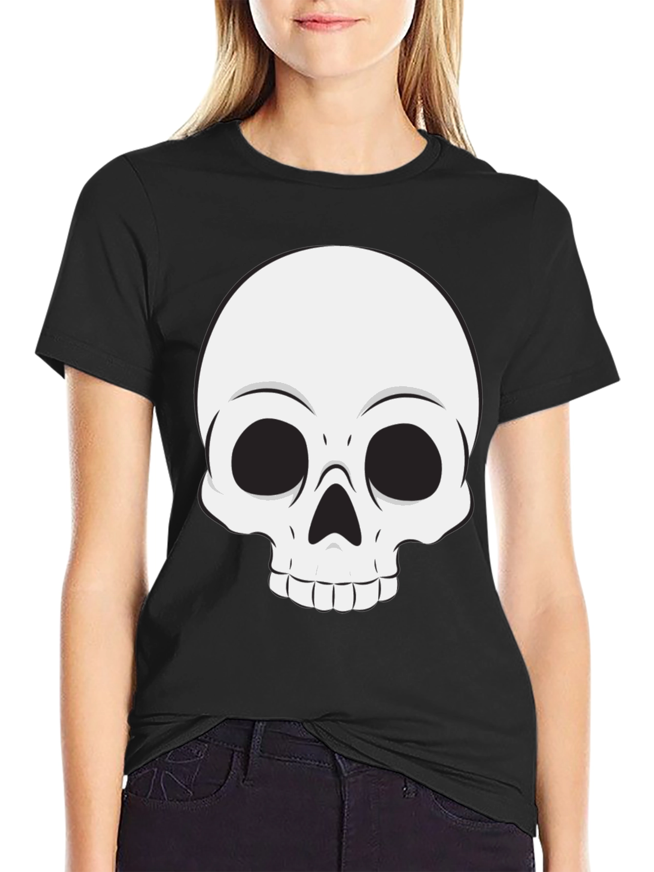 Skull Graphic Tee - Mens Black T-Shirt