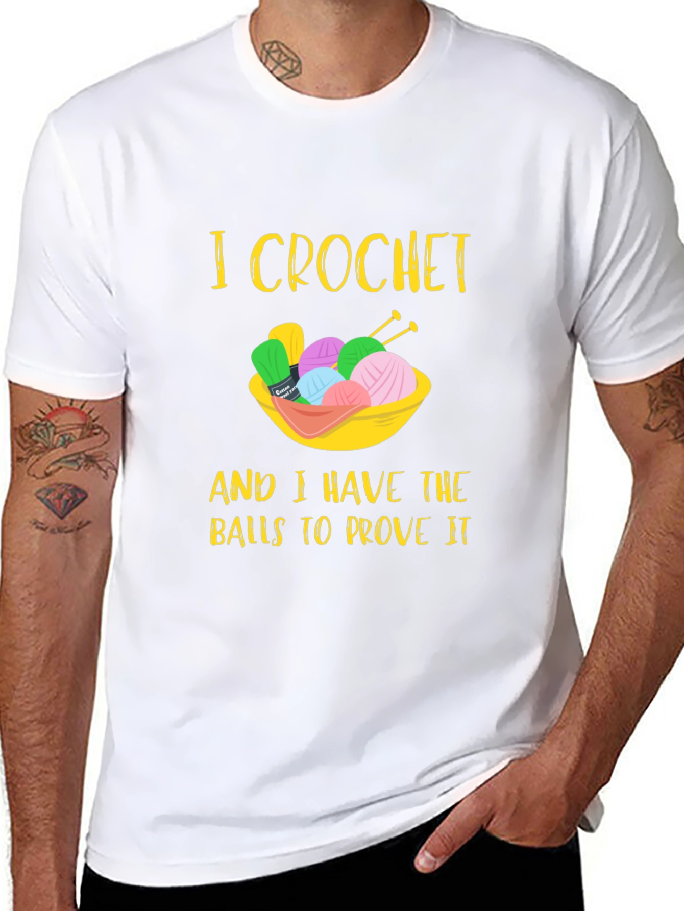 I Crochet T-Shirt - Yarn Balls Tee