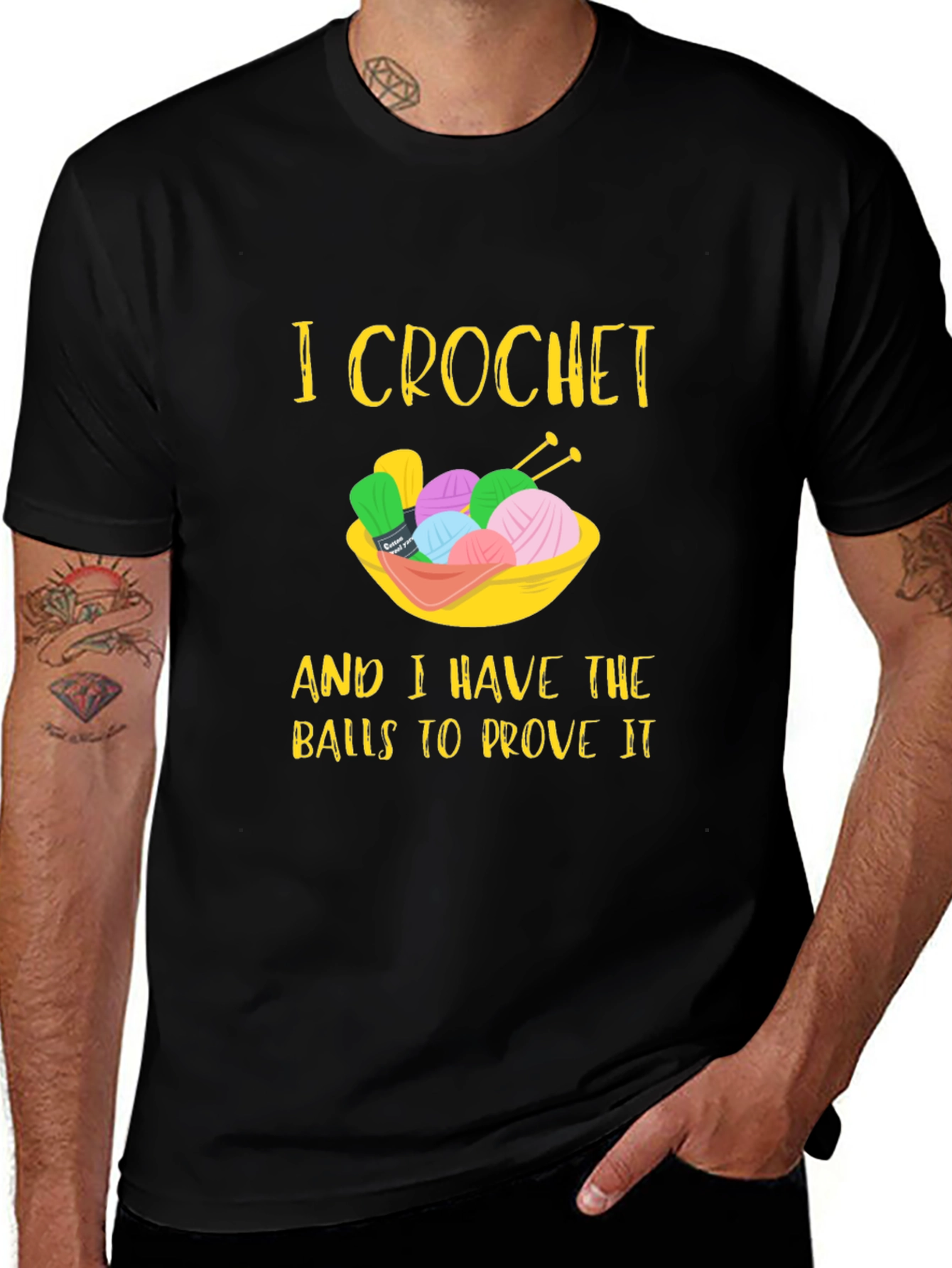 I Crochet T-Shirt - Yarn Balls Tee