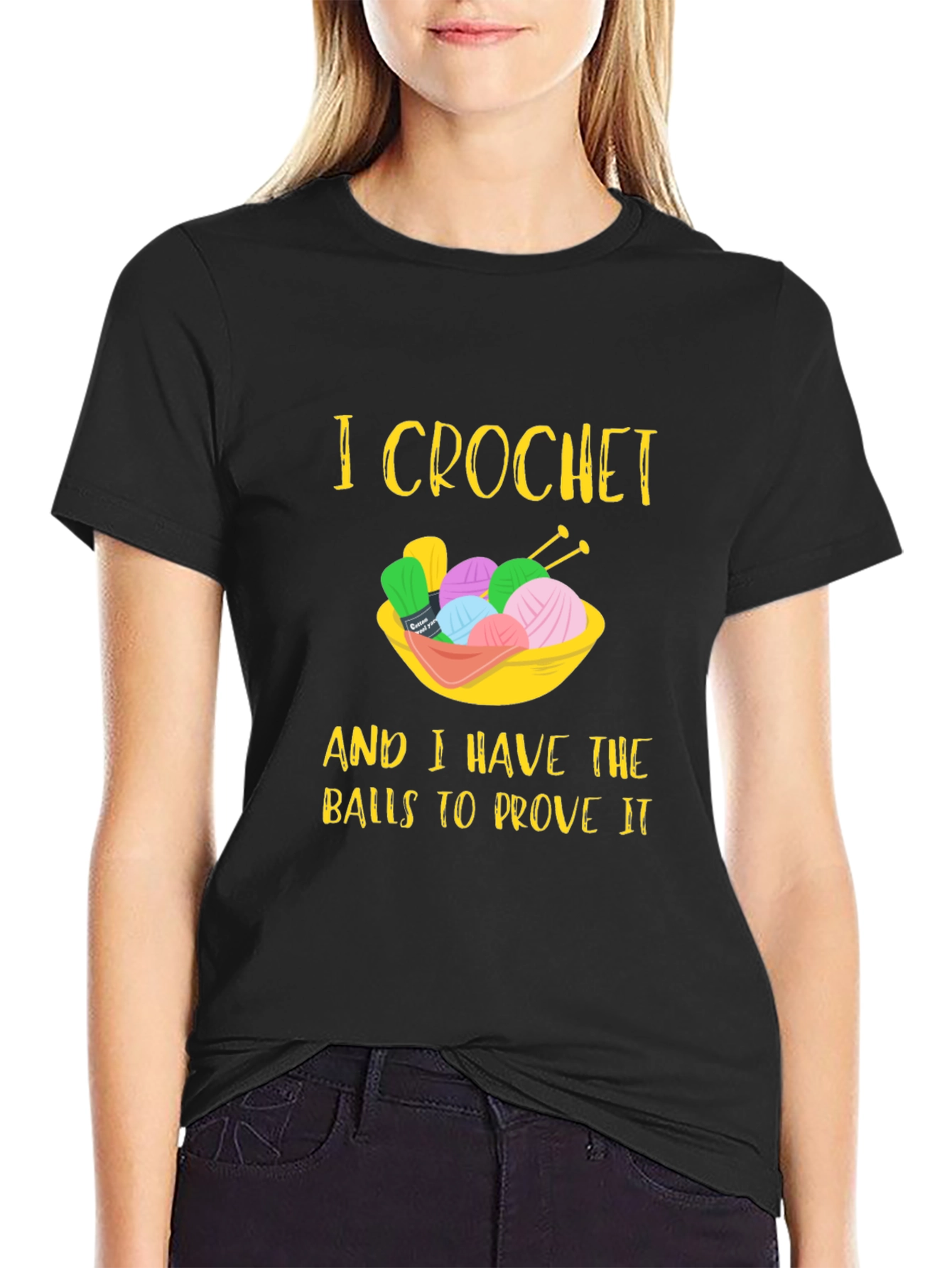 I Crochet T-Shirt - Yarn Balls Tee