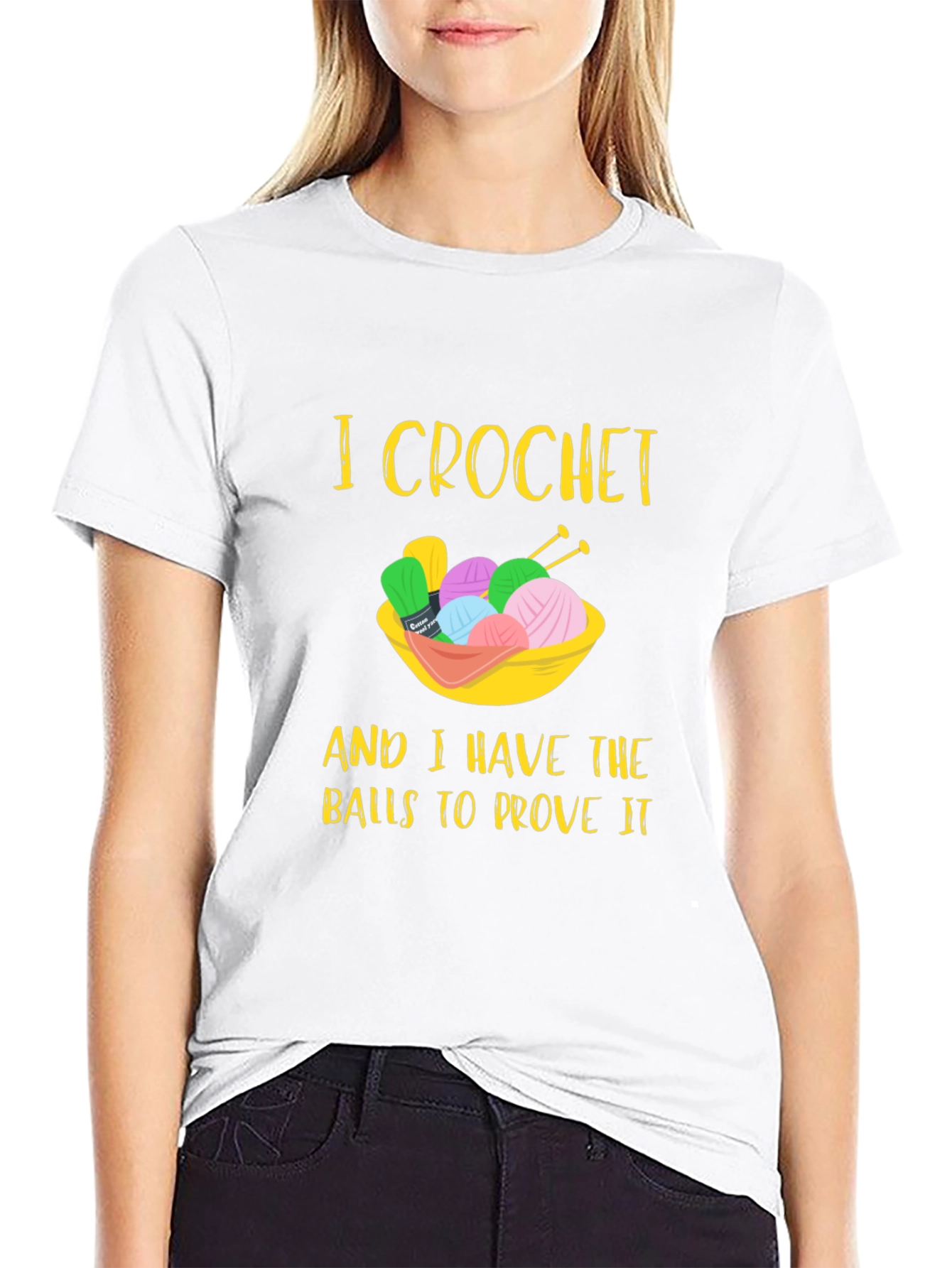 I Crochet T-Shirt - Yarn Balls Tee
