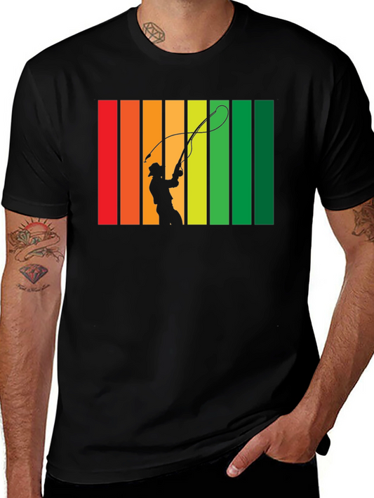 Retro Silhouette Whip Cracking T-Shirt