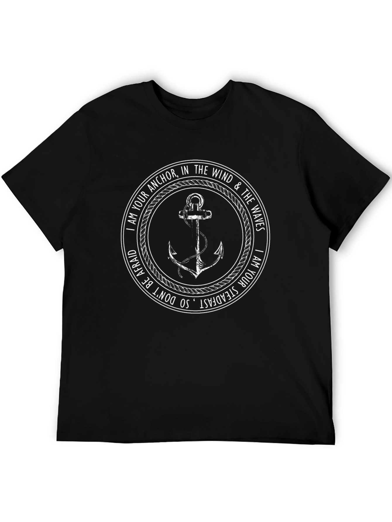 Anchor Steadfast T-Shirt - Nautical Design