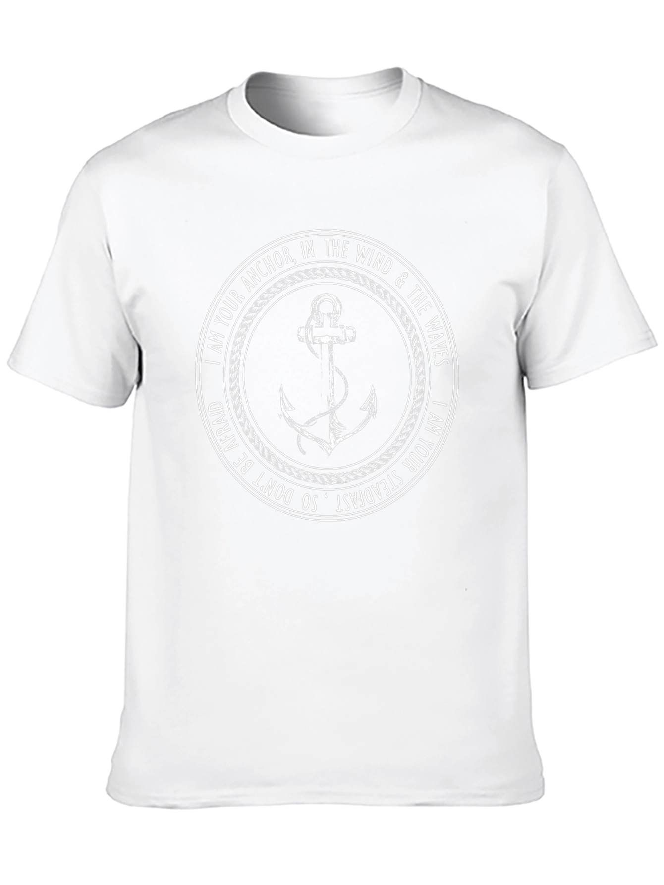 Anchor Steadfast T-Shirt - Nautical Design