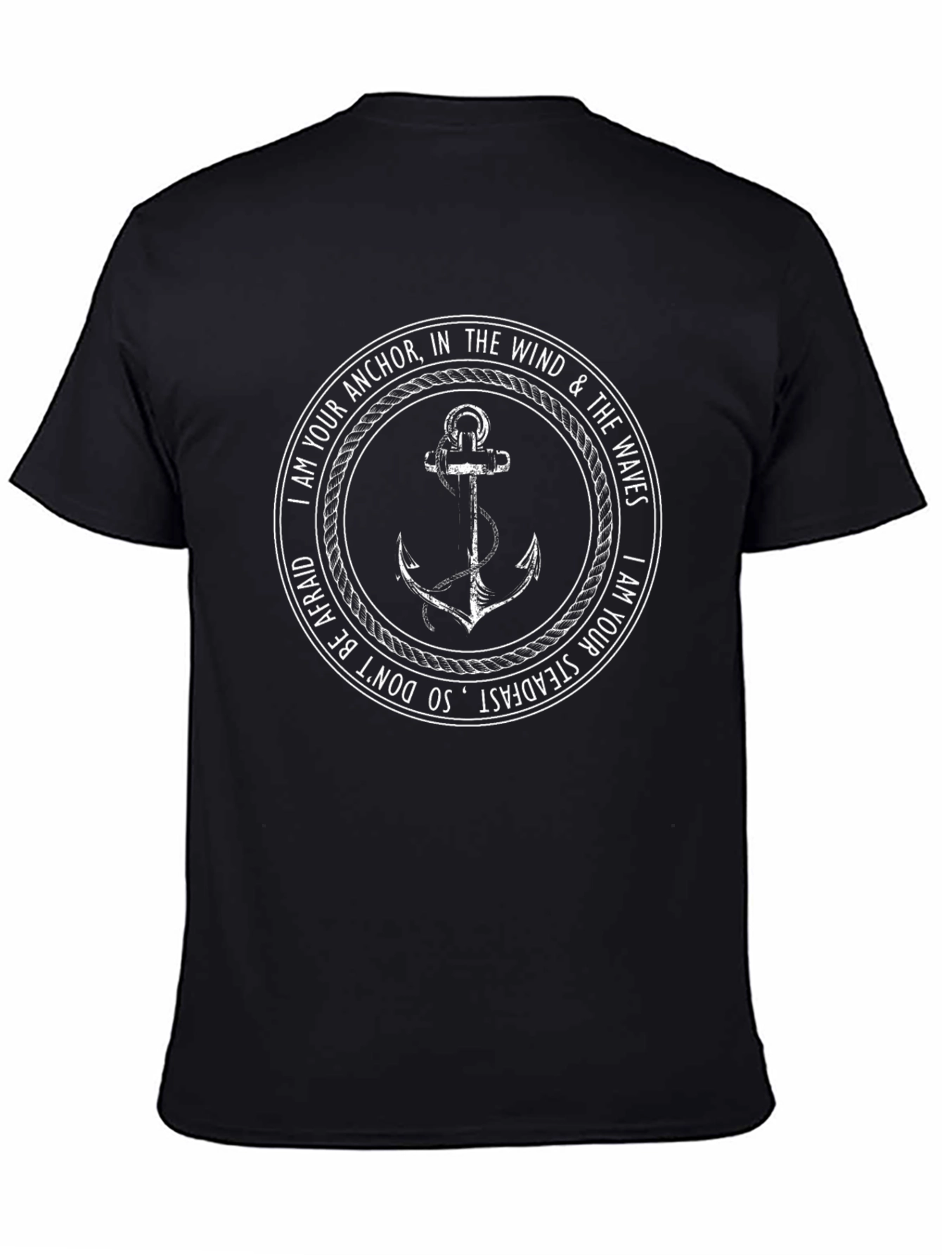 Anchor Steadfast T-Shirt - Nautical Design