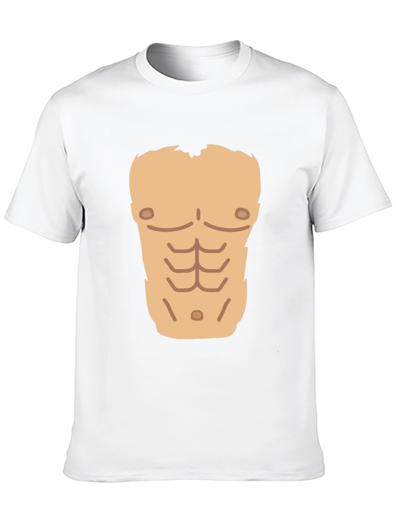 Funny Six Pack Abs T-Shirt - Novelty Graphic Tee