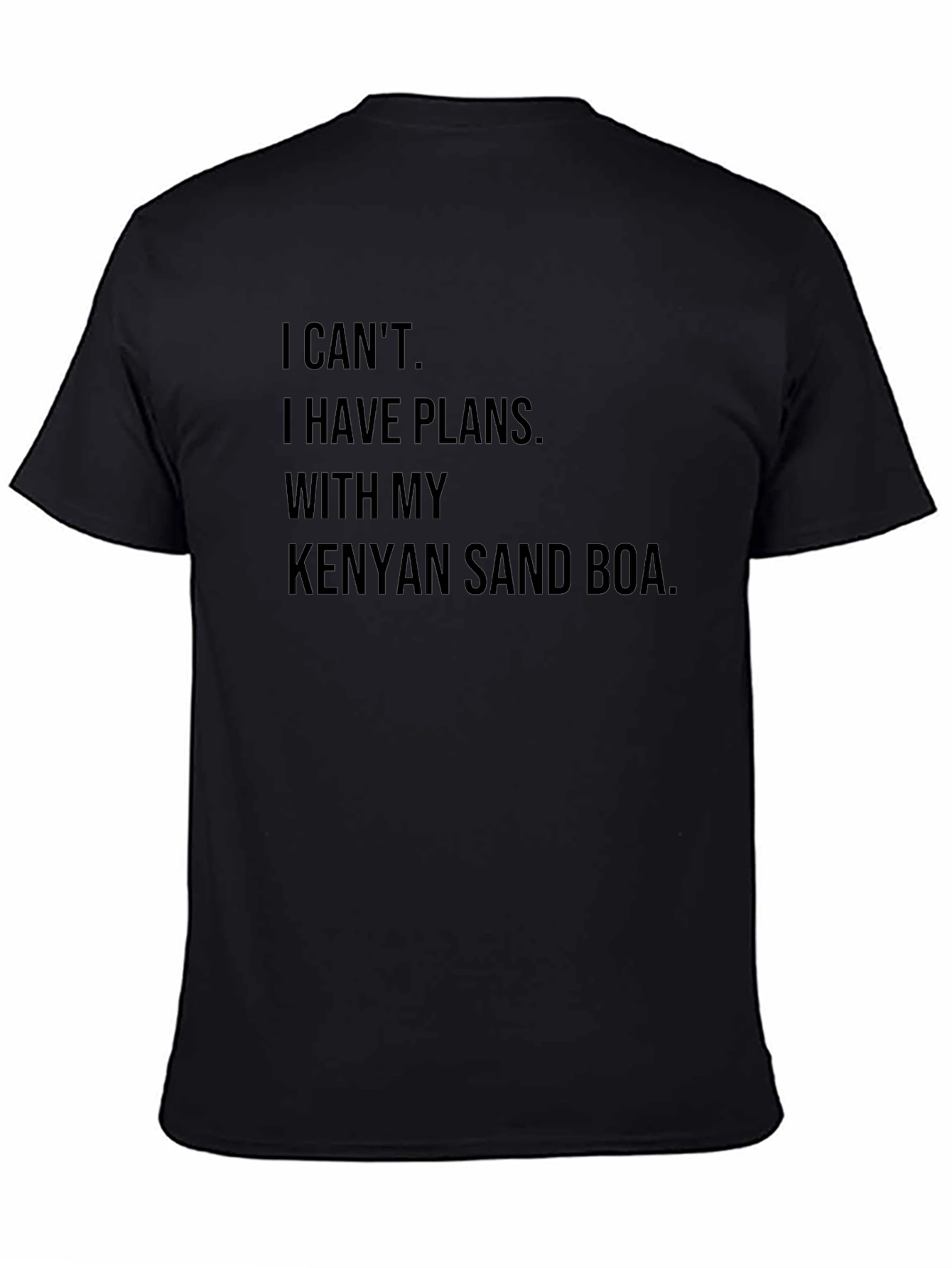 Kenyan Sand Boa T-Shirt - Novelty Snake Lover Tee