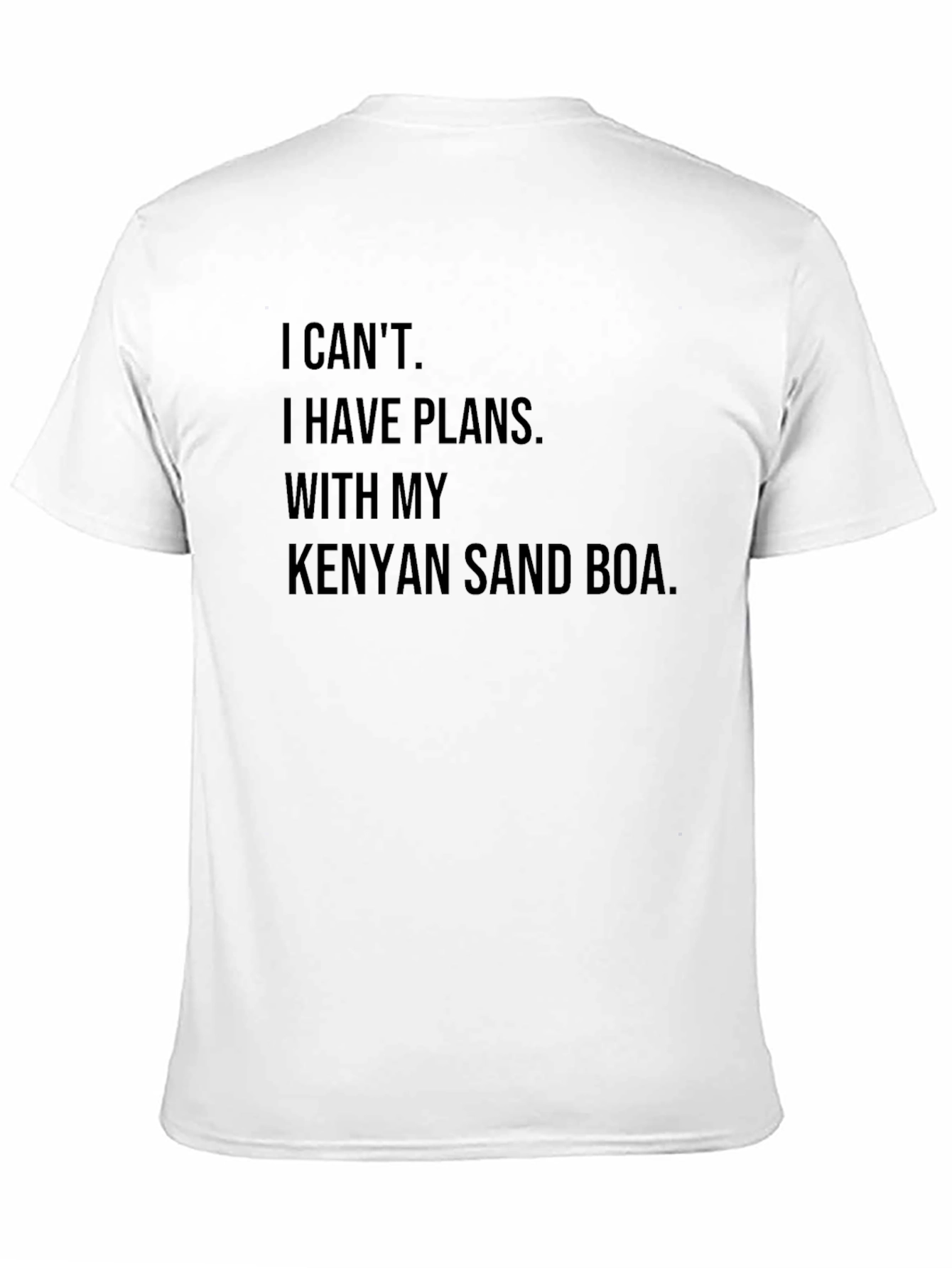 Kenyan Sand Boa T-Shirt - Novelty Snake Lover Tee