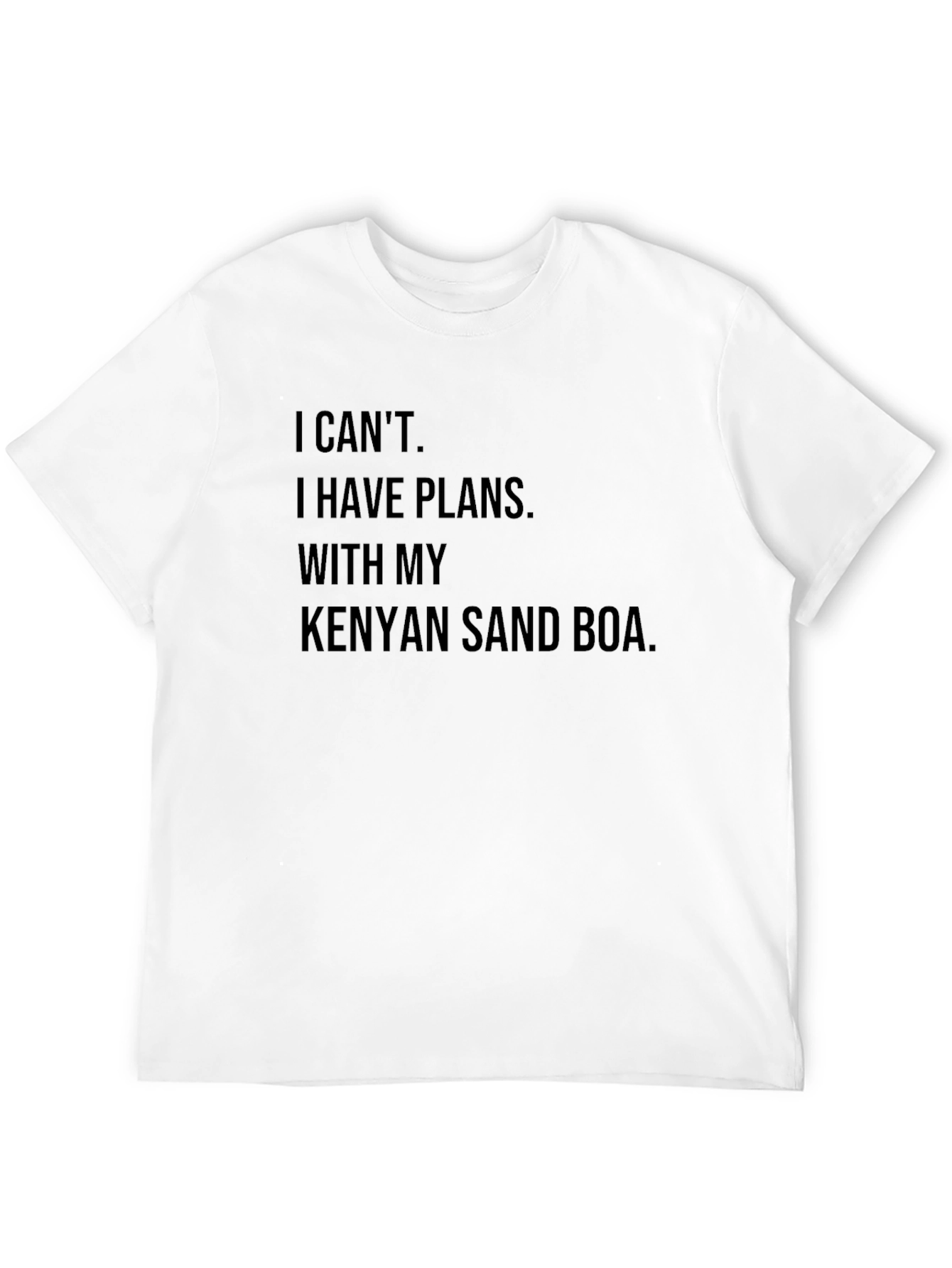 Kenyan Sand Boa T-Shirt - Novelty Snake Lover Tee