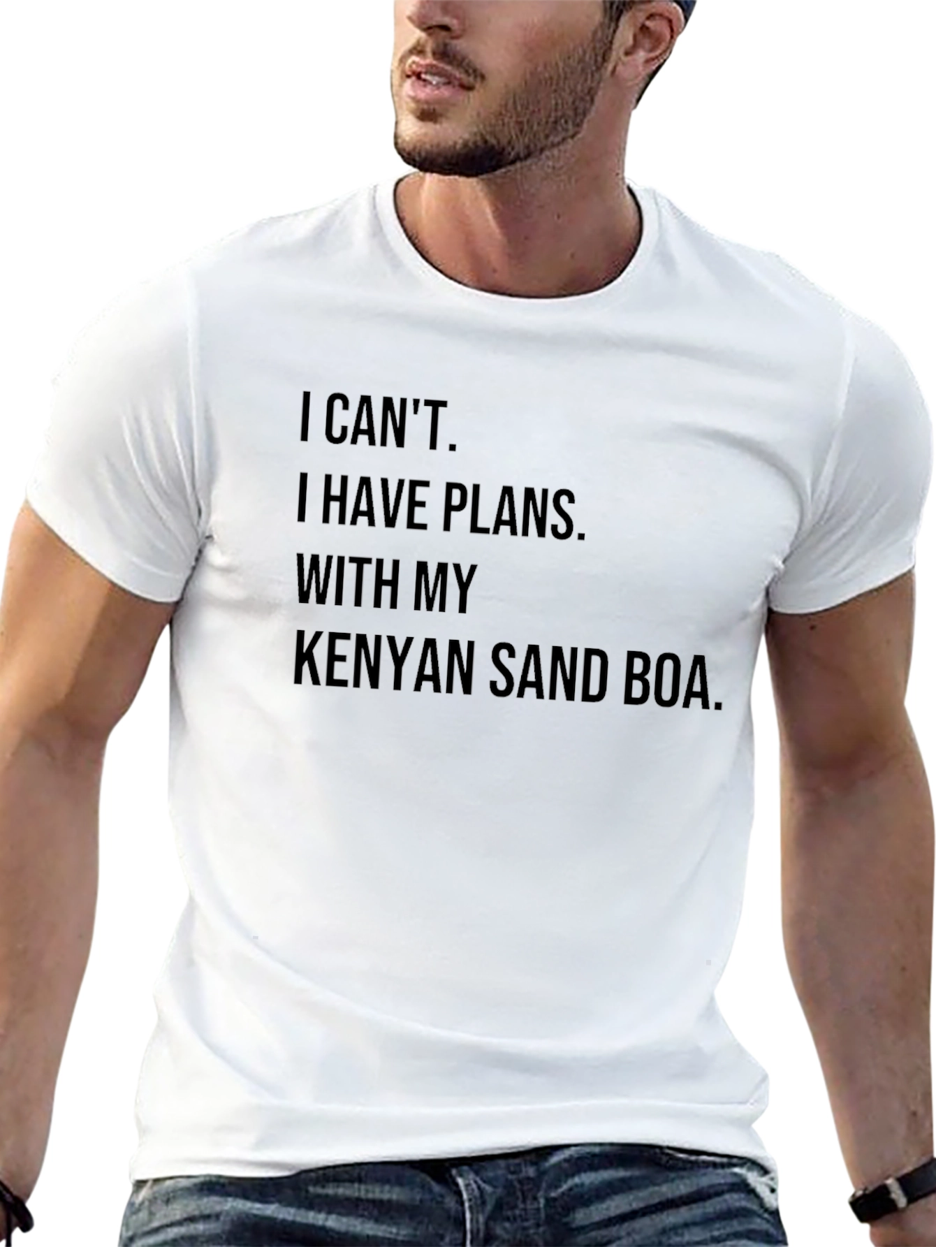 Kenyan Sand Boa T-Shirt - Novelty Snake Lover Tee