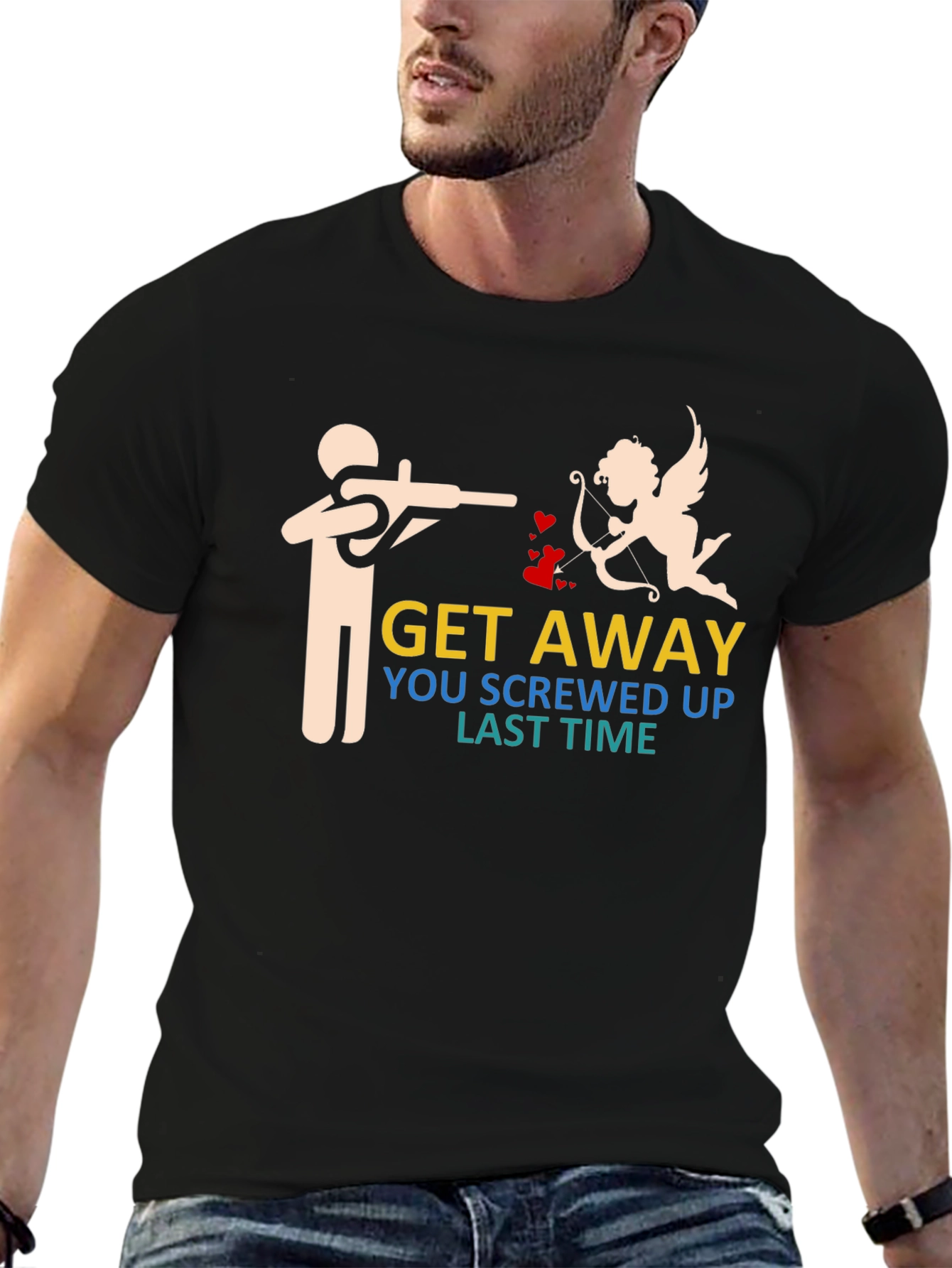 Anti-Valentines Day T-Shirt - Get Away!
