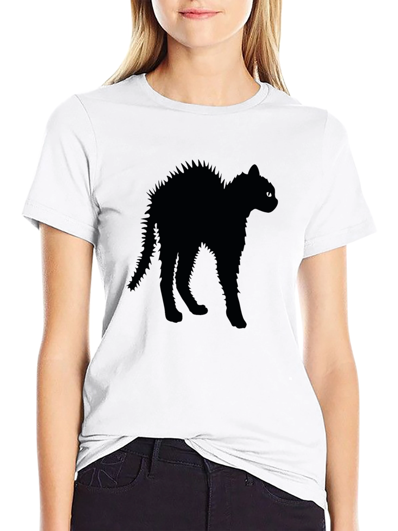 Black Cat Tee - Halloween Ready!