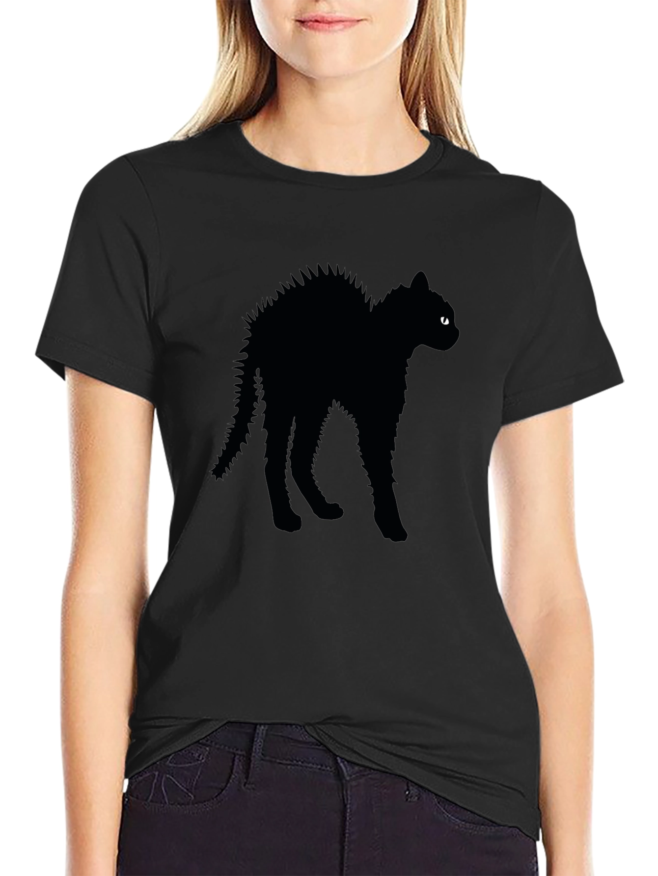 Black Cat Tee - Halloween Ready!